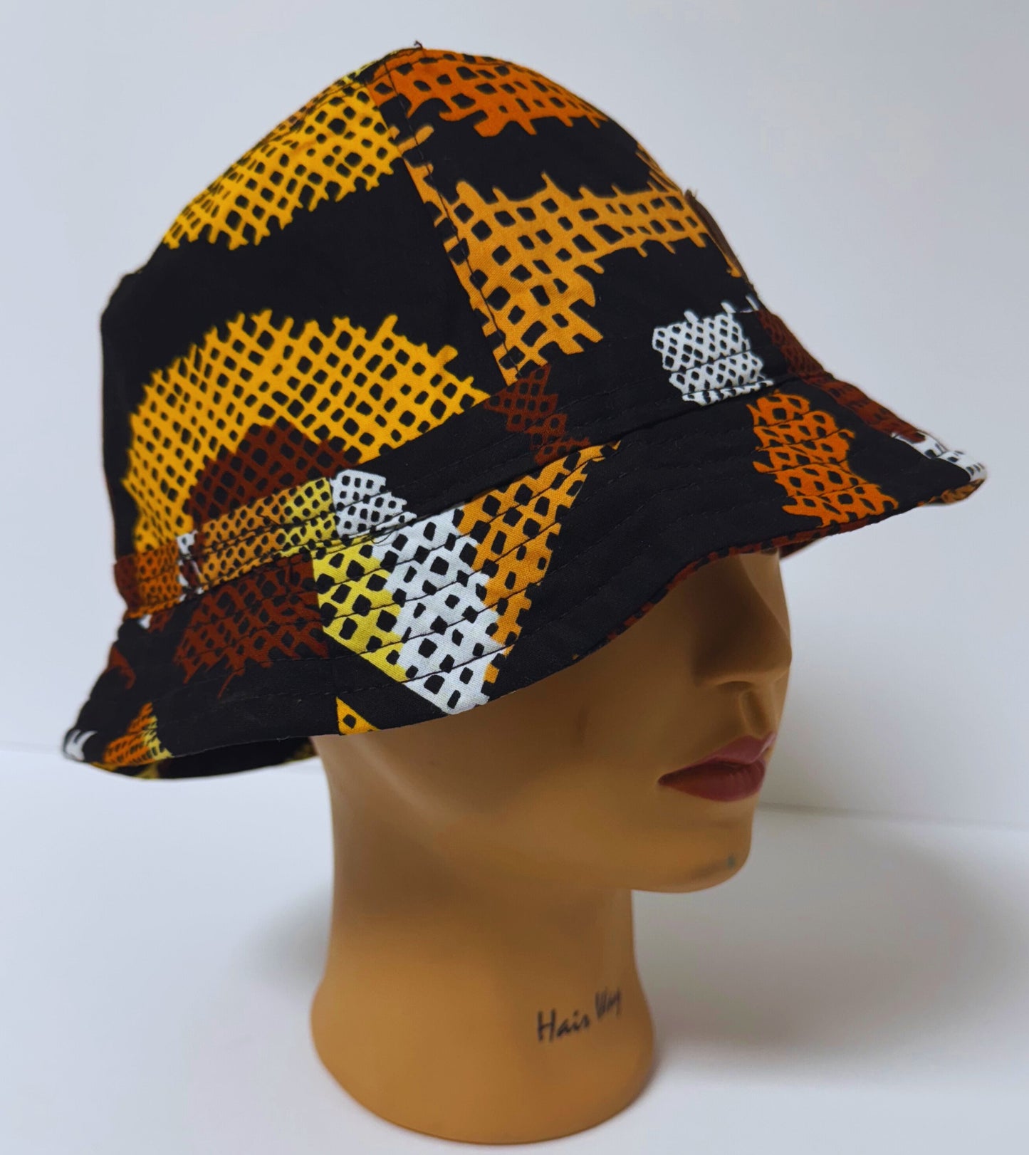 Afro Bucket Hat ( Multicolor Brown)