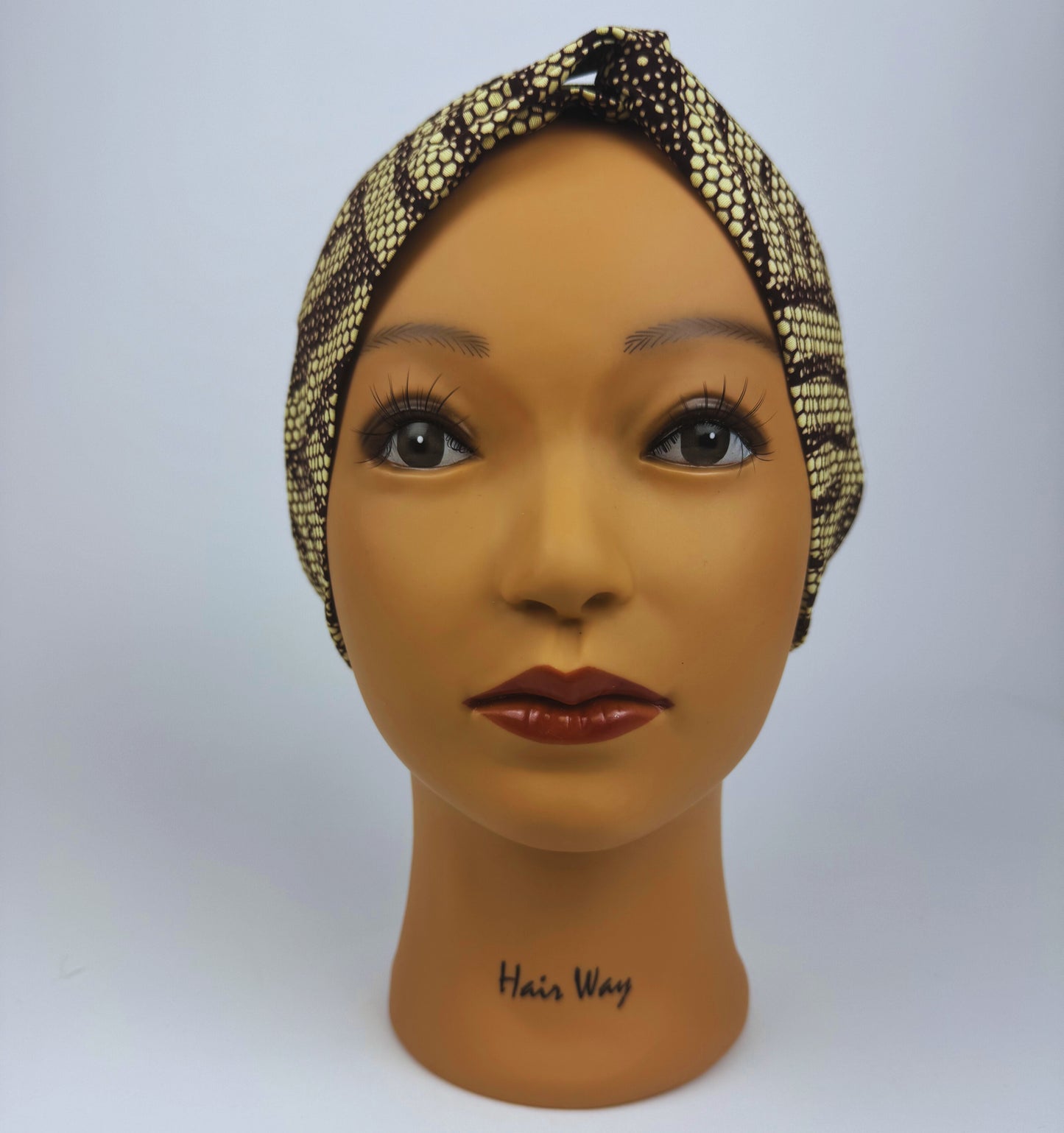Afro headband brown kente