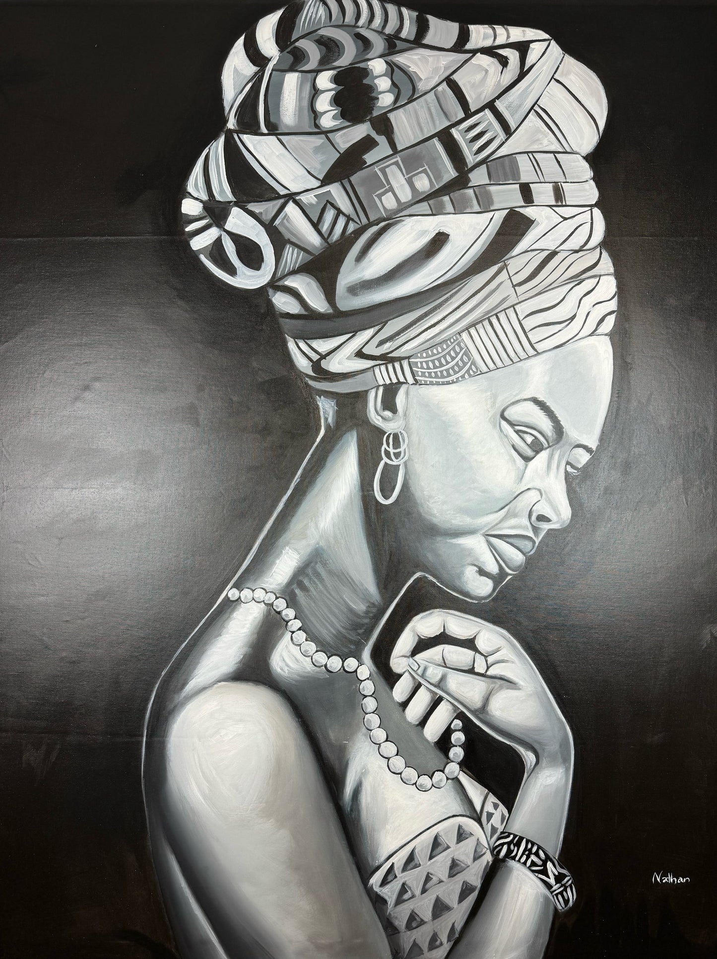 Mama Africa (Portrait of Strength, grace and heritage)