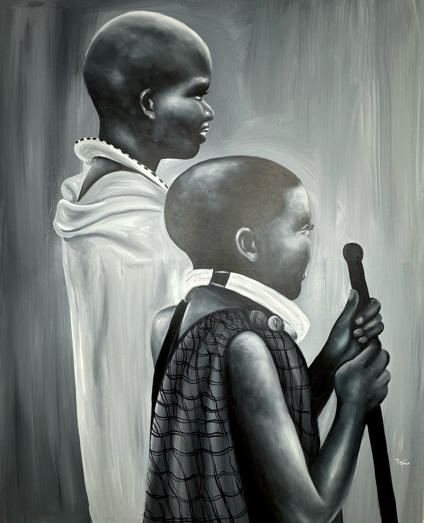 Masai Children shepherding