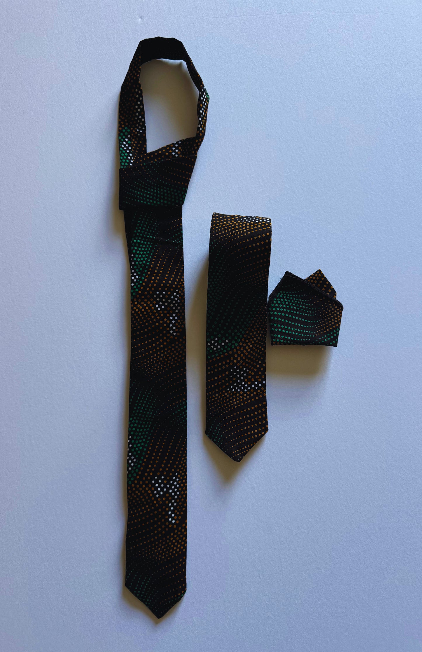 Kente Afro Ties Man (Green)