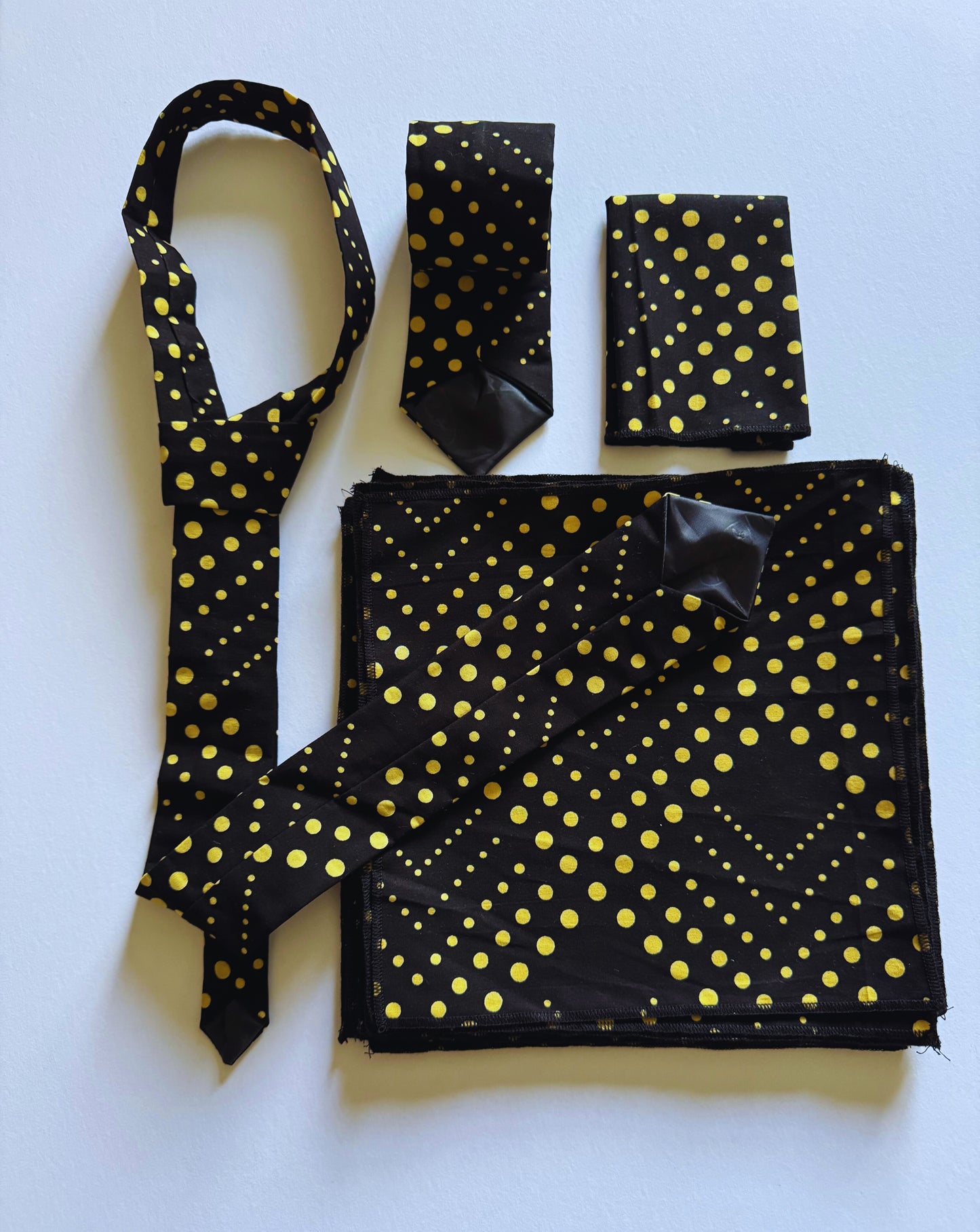 Kente Afro Ties (Beige)
