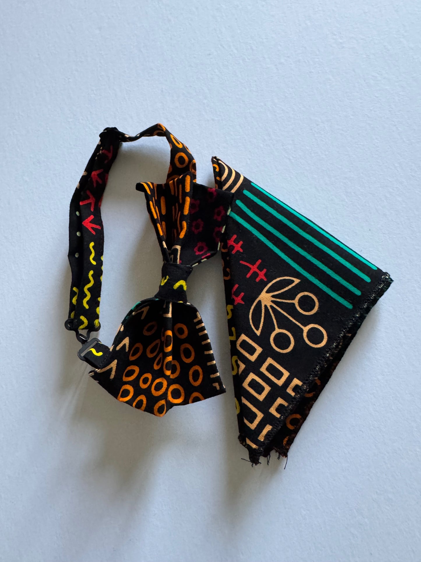 Afro Kente Bow Ties (Multicolor)