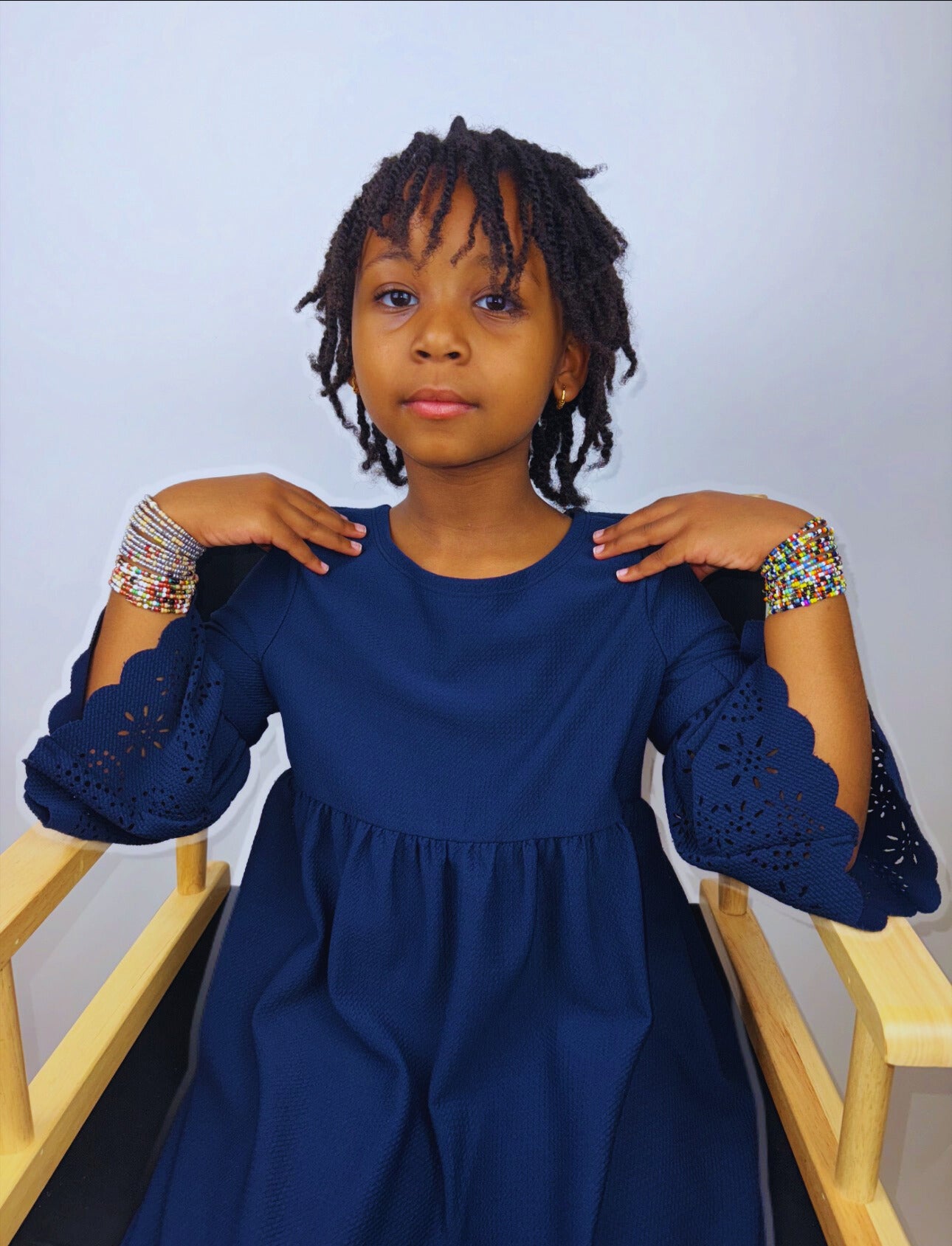 Masai hand beaded bangle for kids