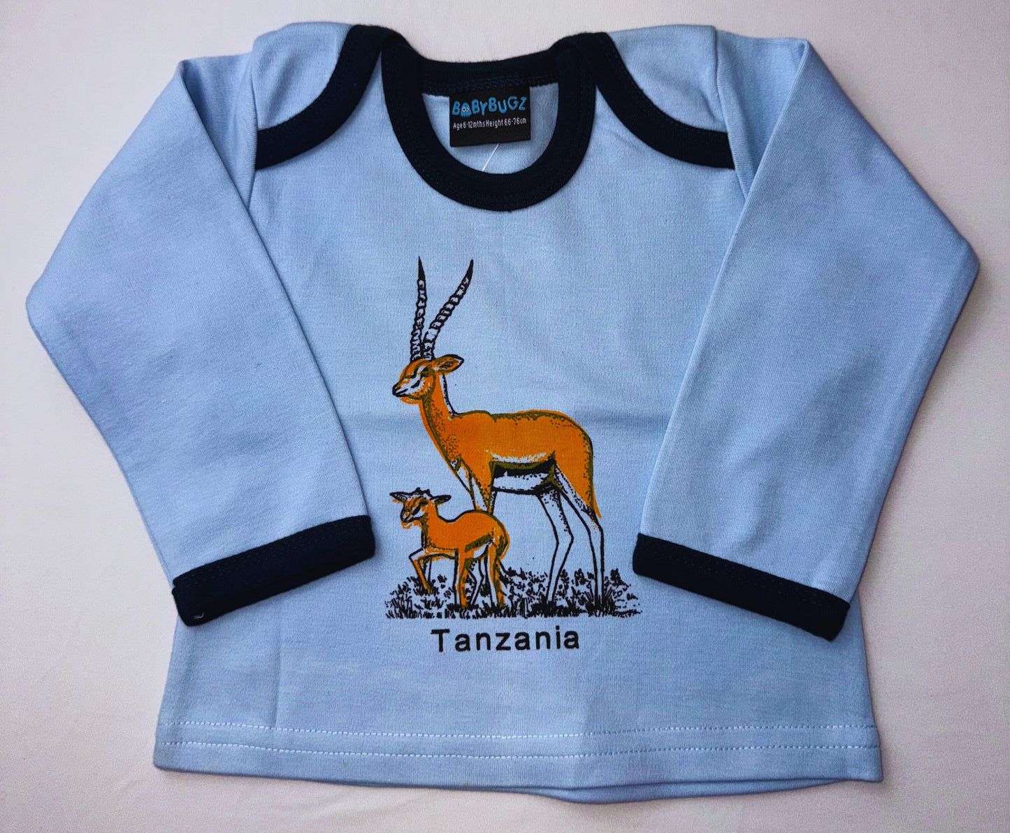 Safari Wildlife T-shirts (6-12mths)