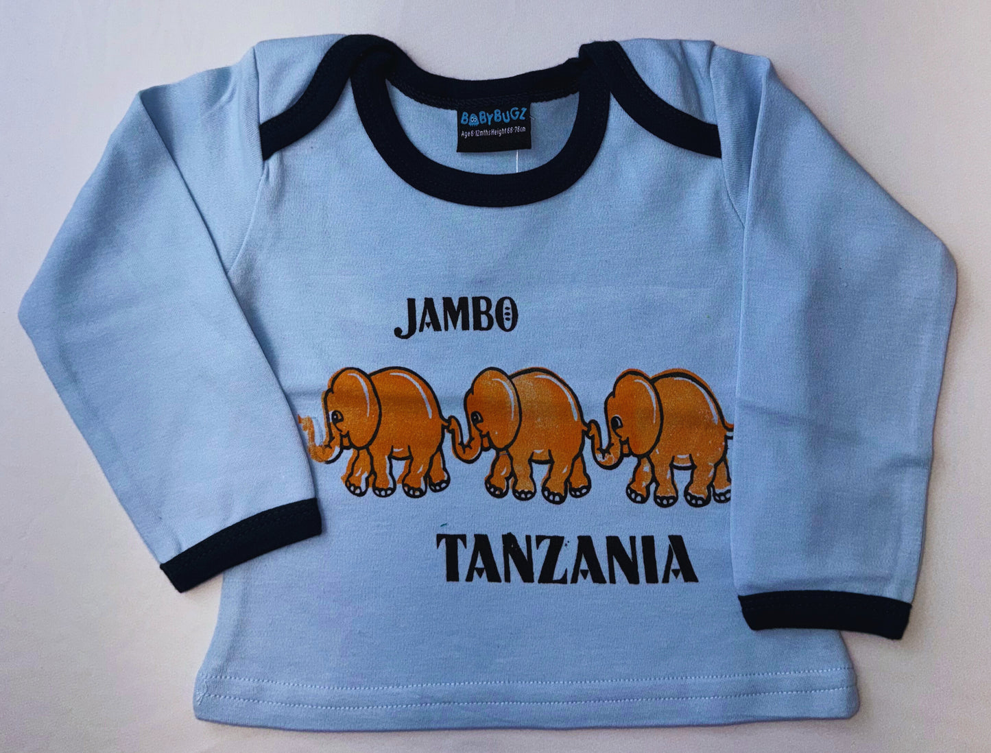 Safari Wildlife T-shirts (6-12mths)
