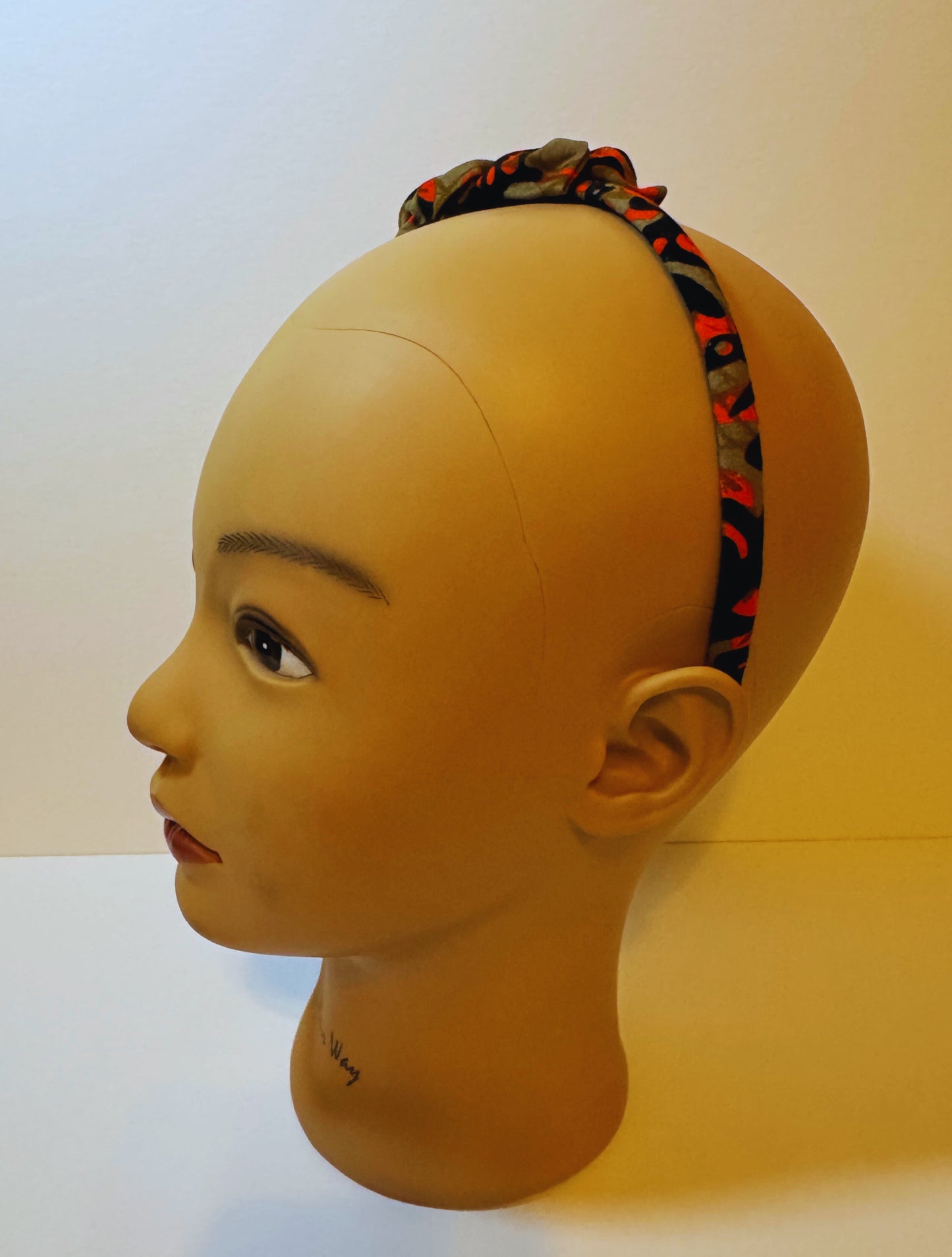 Afro Kids headband orange