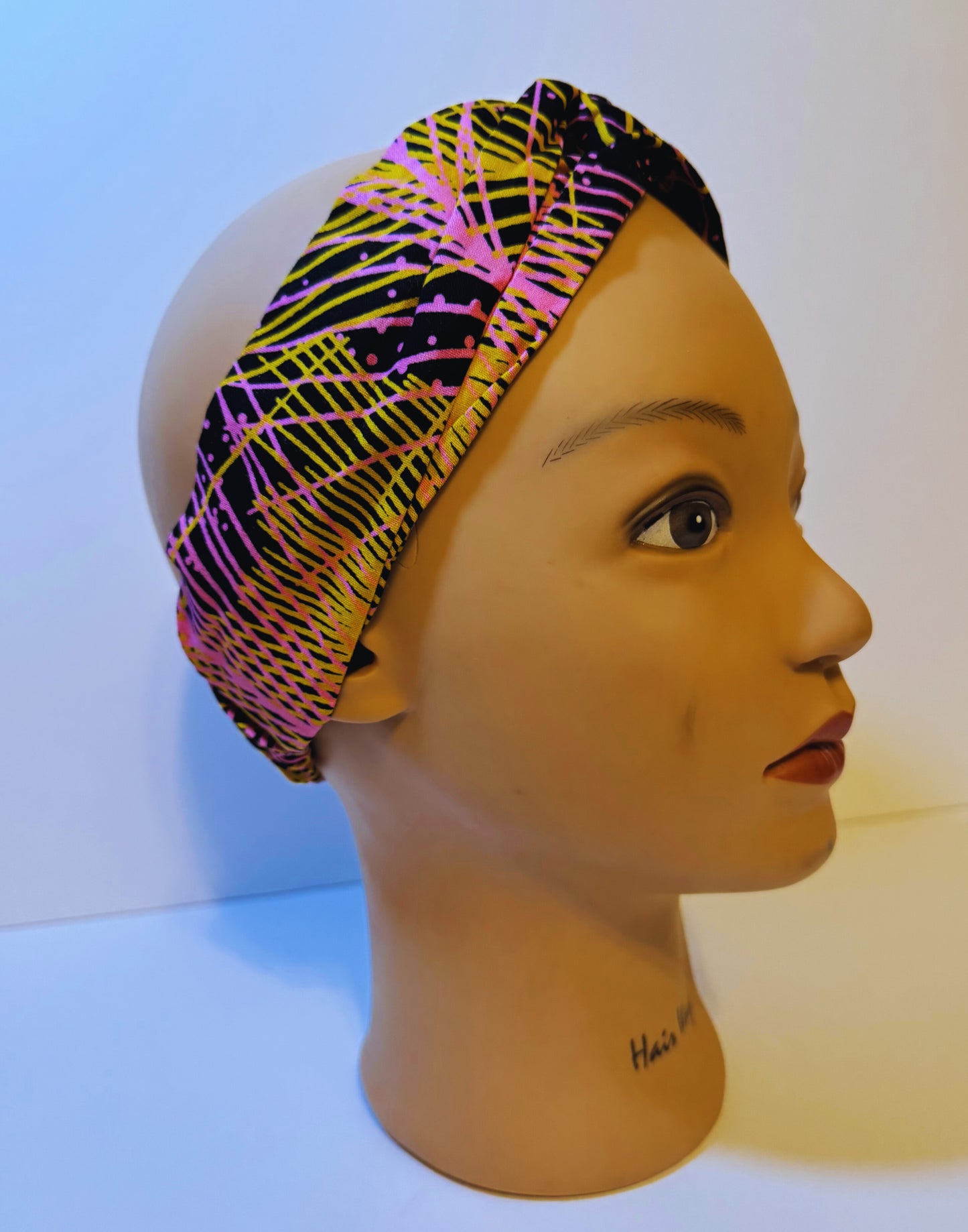 Afro headband pink