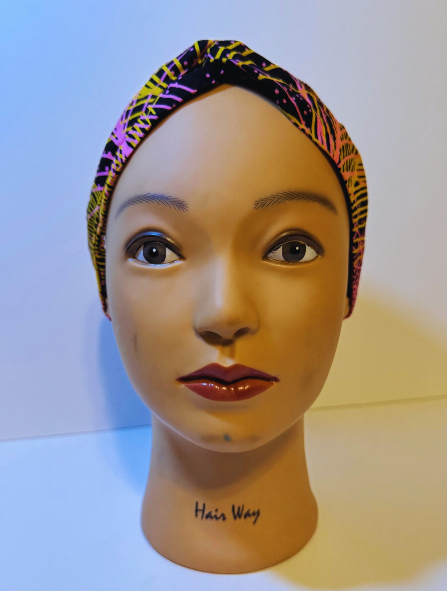 Afro headband pink