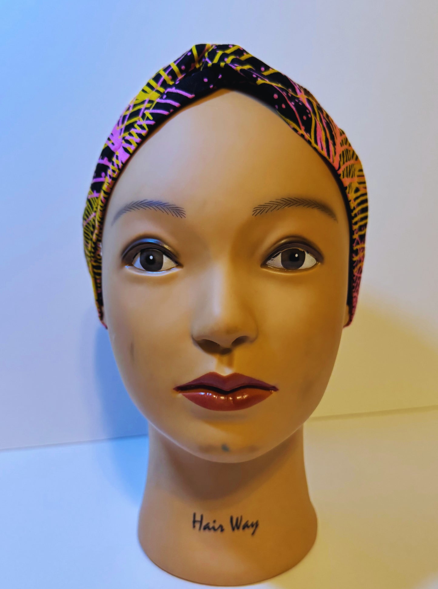 Afro headband pink