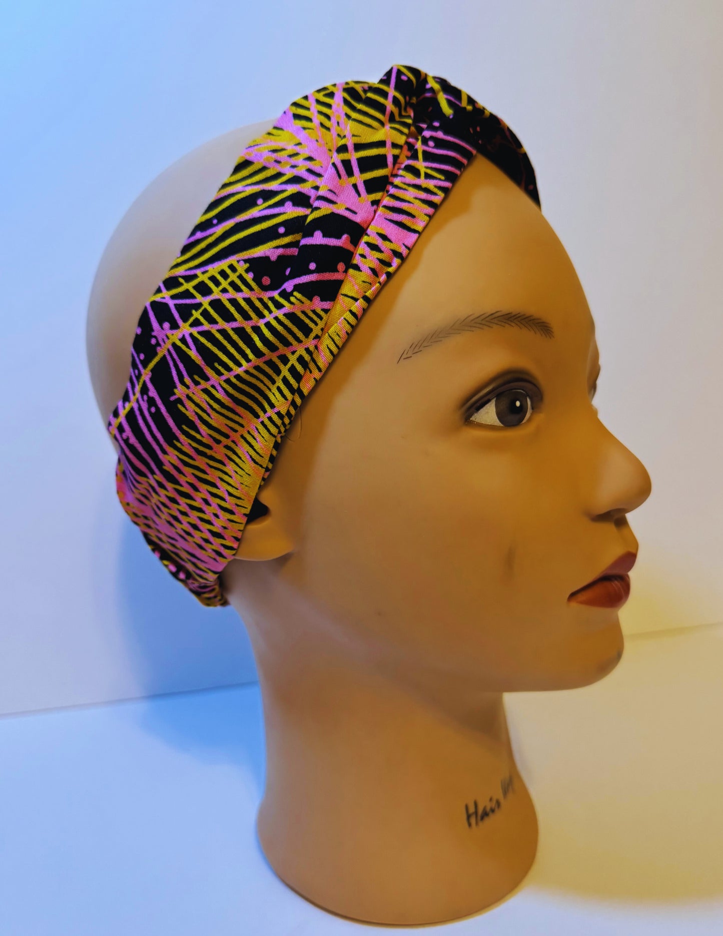 Afro headband pink