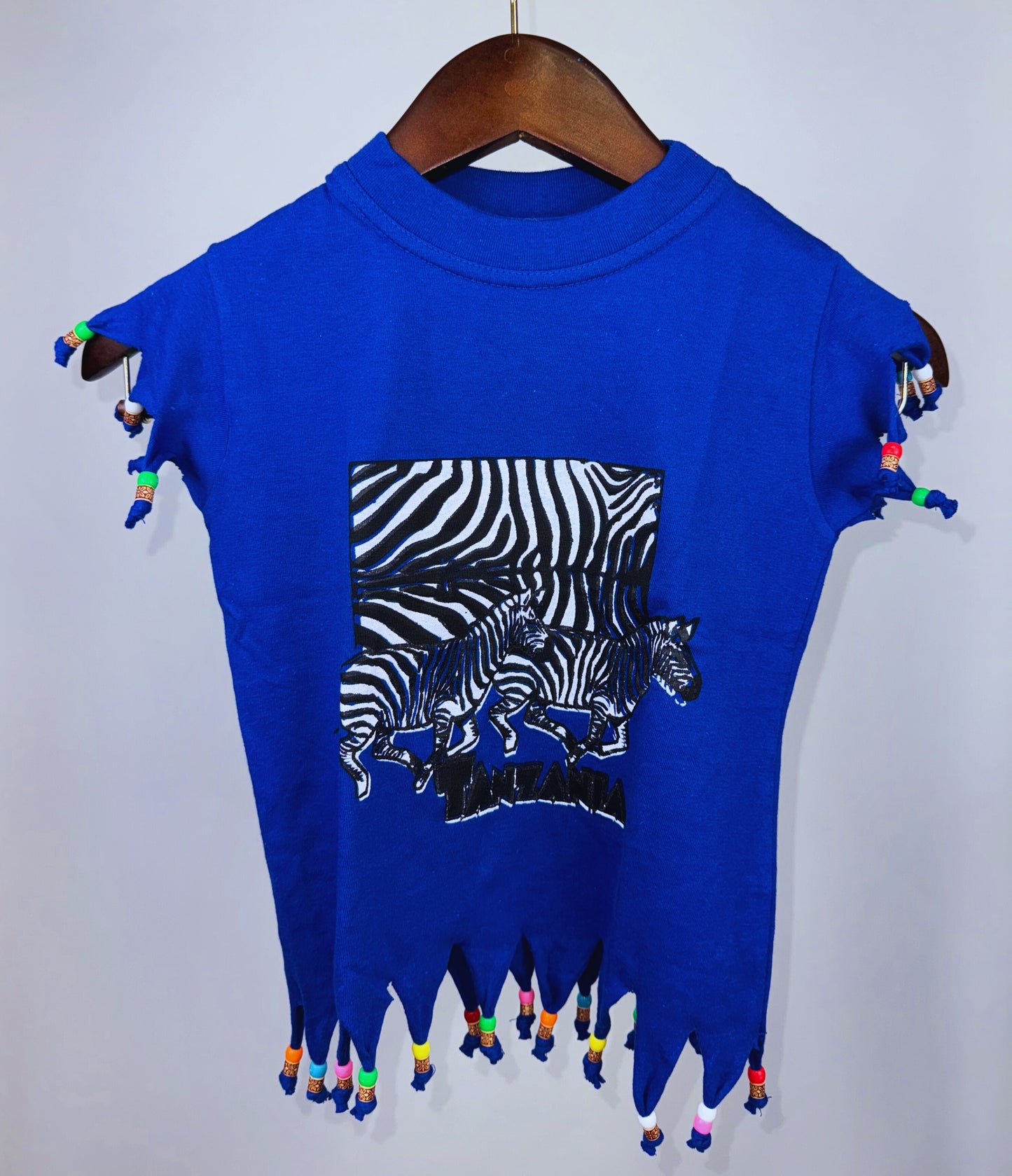 Beaded Safari Wildlife T-shirts (3-4 Yrs) each different pattern