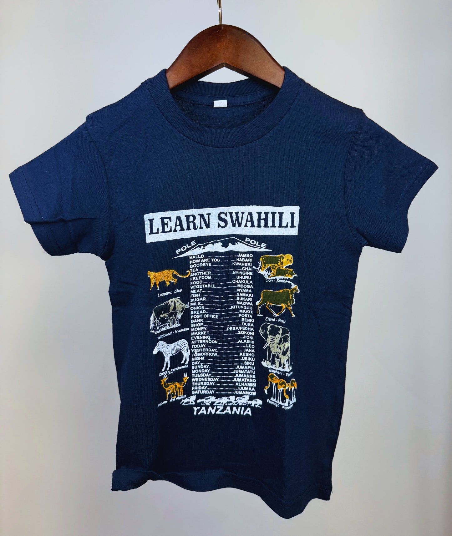 Unisex Safari Wildlife T-shirts (6 yrs) each different pattern