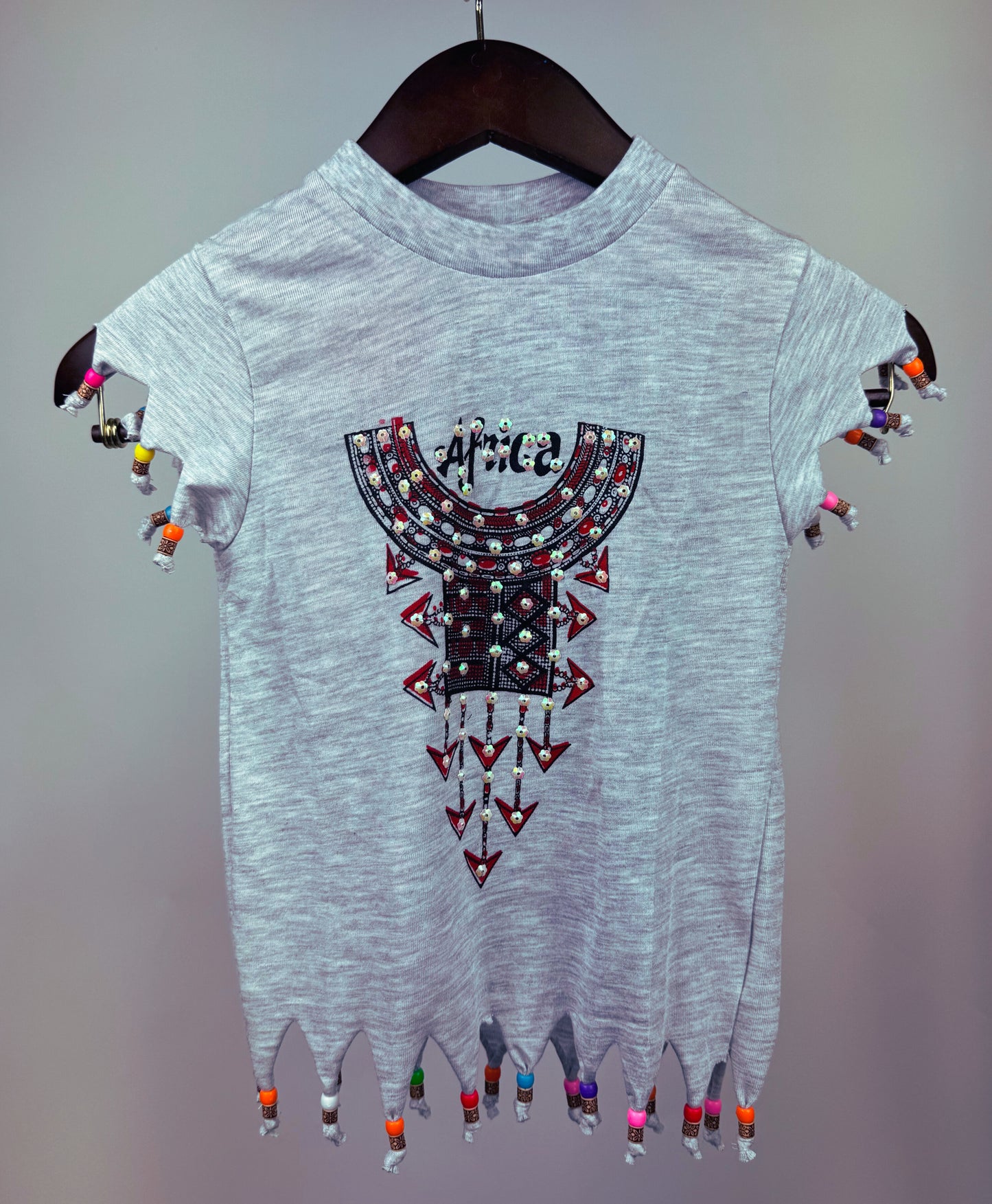 Beaded Safari Wildlife T-shirts (4 Yrs) each different pattern