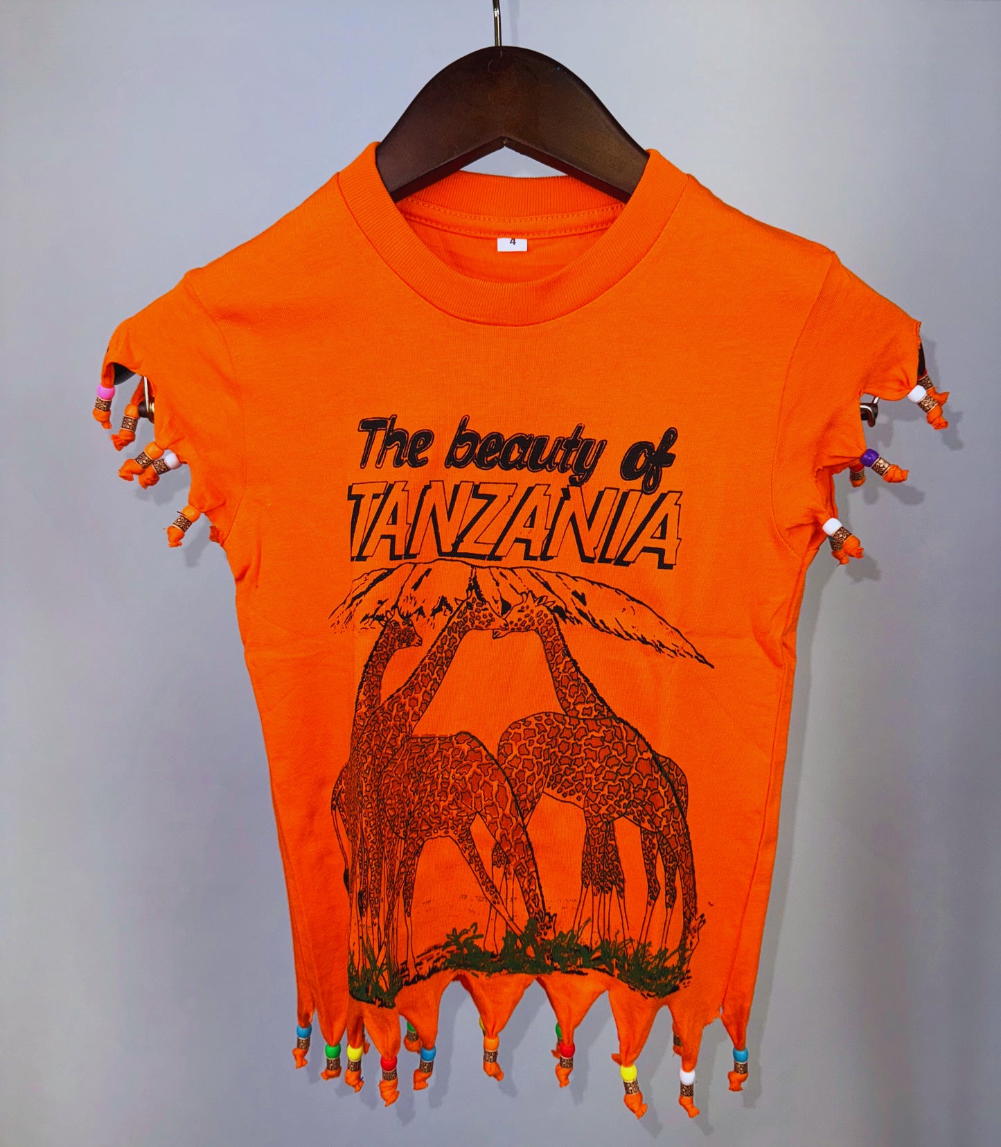 Beaded Safari Wildlife T-shirts (4 Yrs) each different pattern
