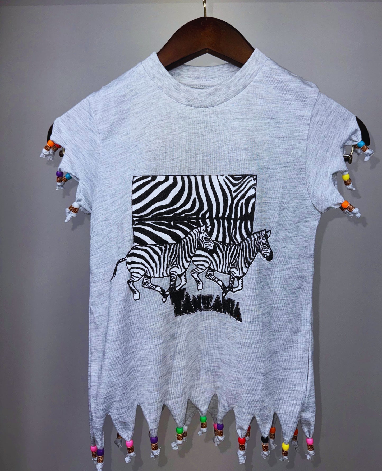 Beaded Safari Wildlife T-shirts (6 Yrs) each different pattern