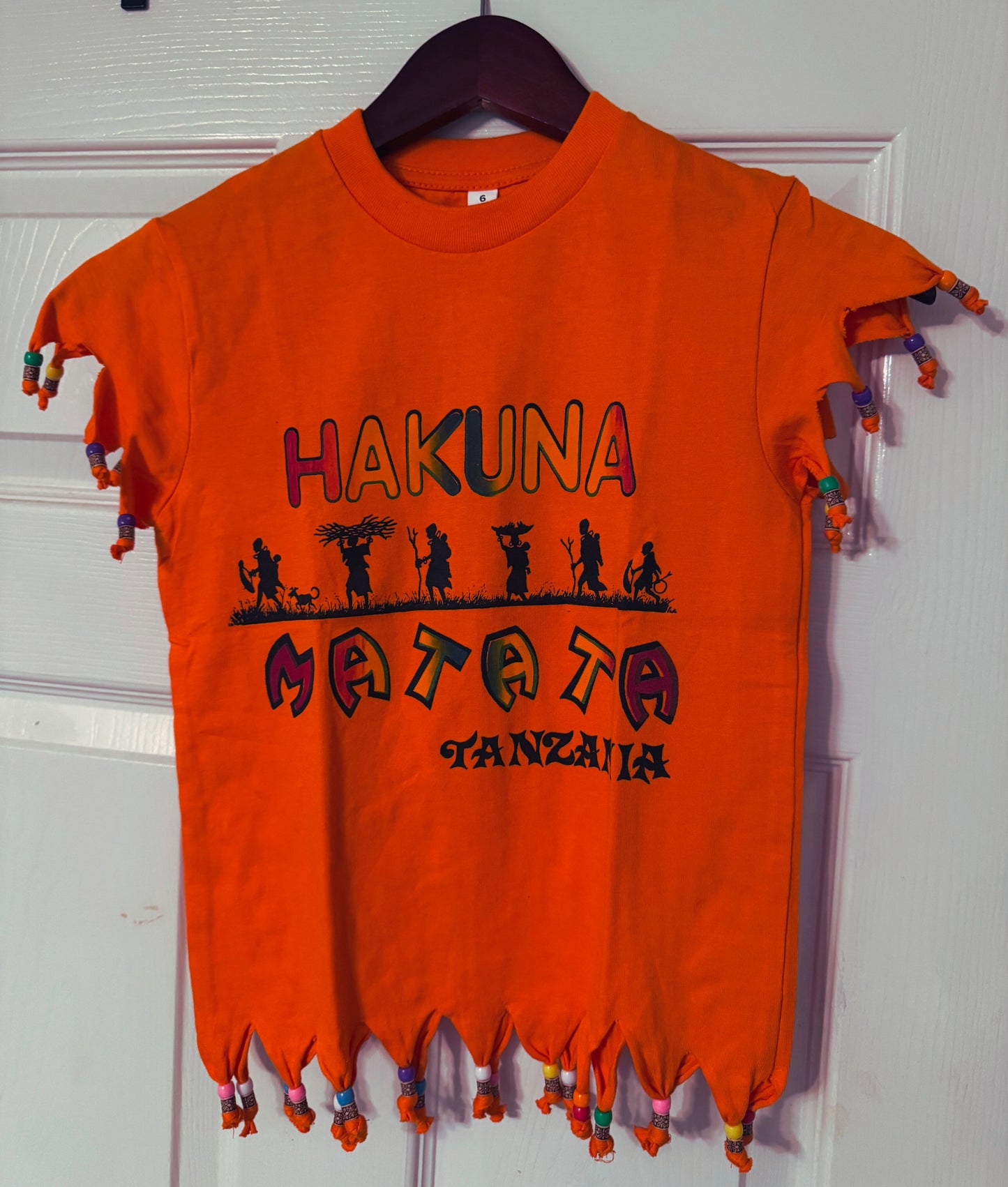 Beaded Safari Wildlife T-shirts (6 Yrs) each different pattern