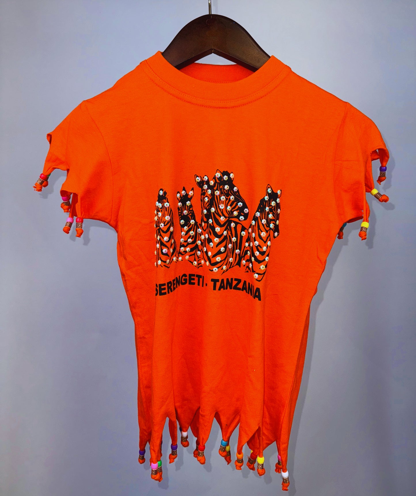 Beaded Safari Wildlife T-shirts (7-8 Yrs) each different pattern