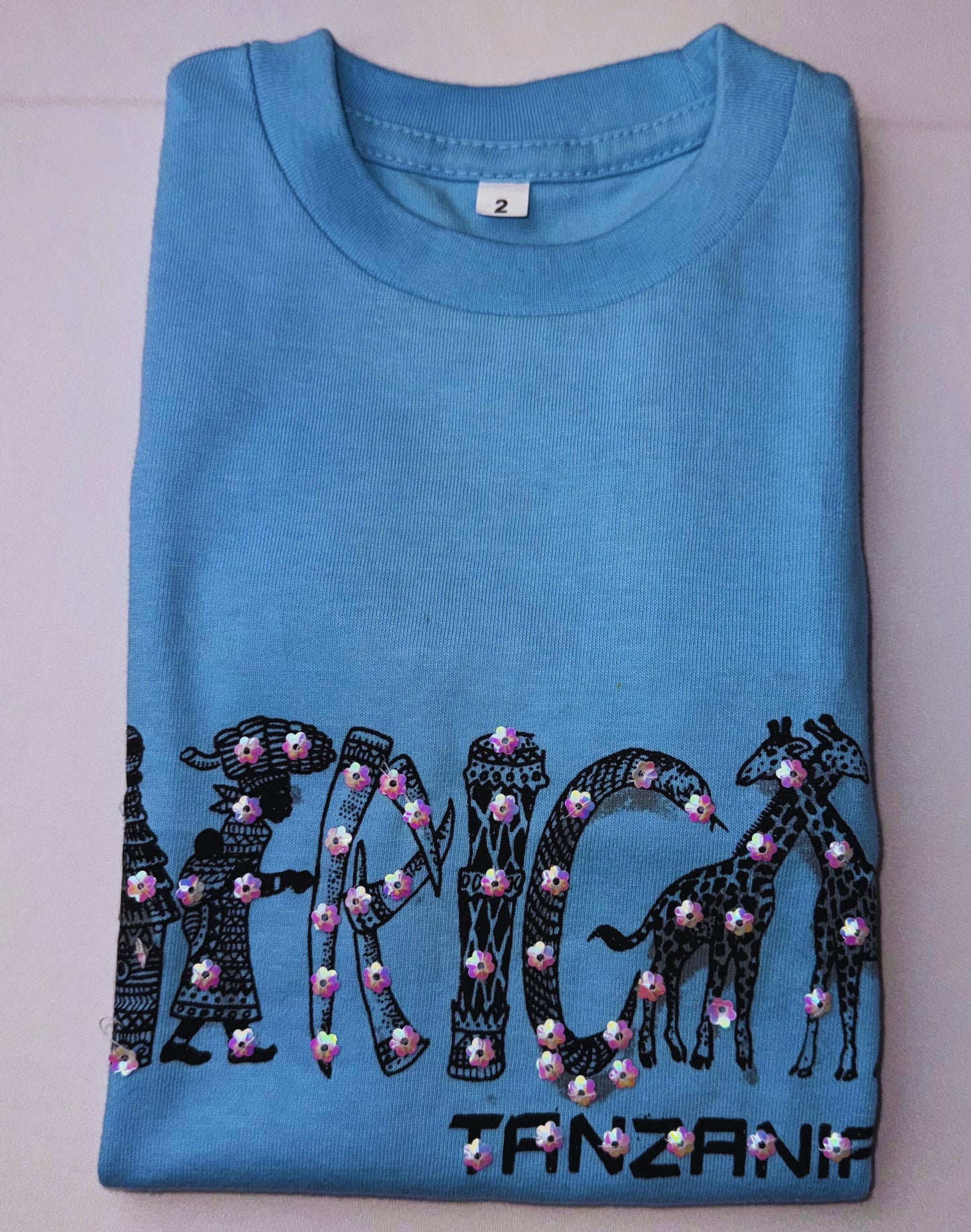 Beaded Safari Wildlife T-shirts (2 Yrs) each different pattern