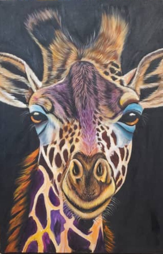 Colored Giraffe