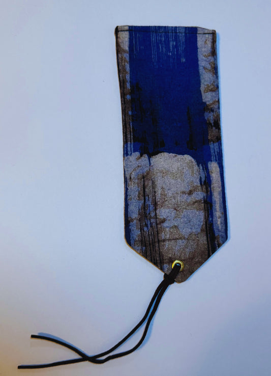 Afro book maker blue batiki