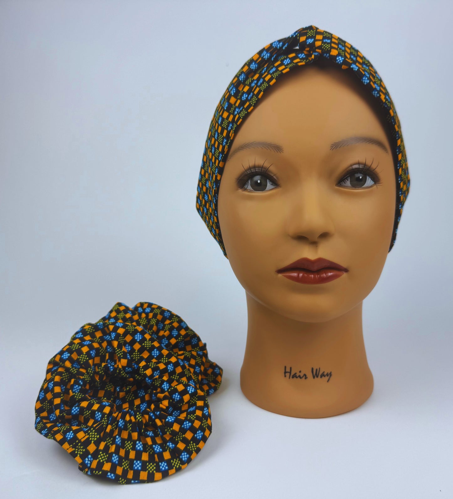 Afro Scrunchies small checkers tinga tinga