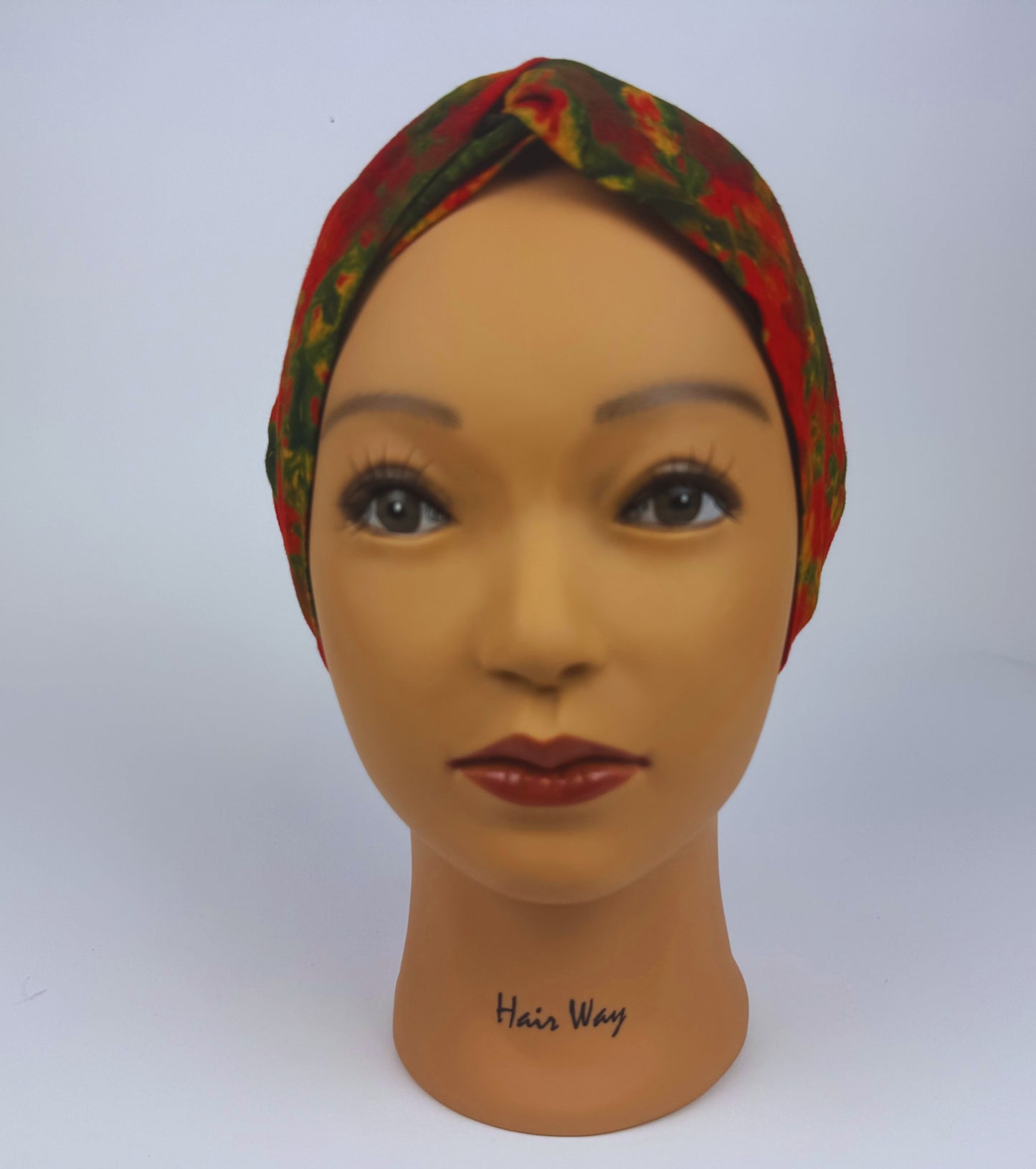 Afro headband red batiki