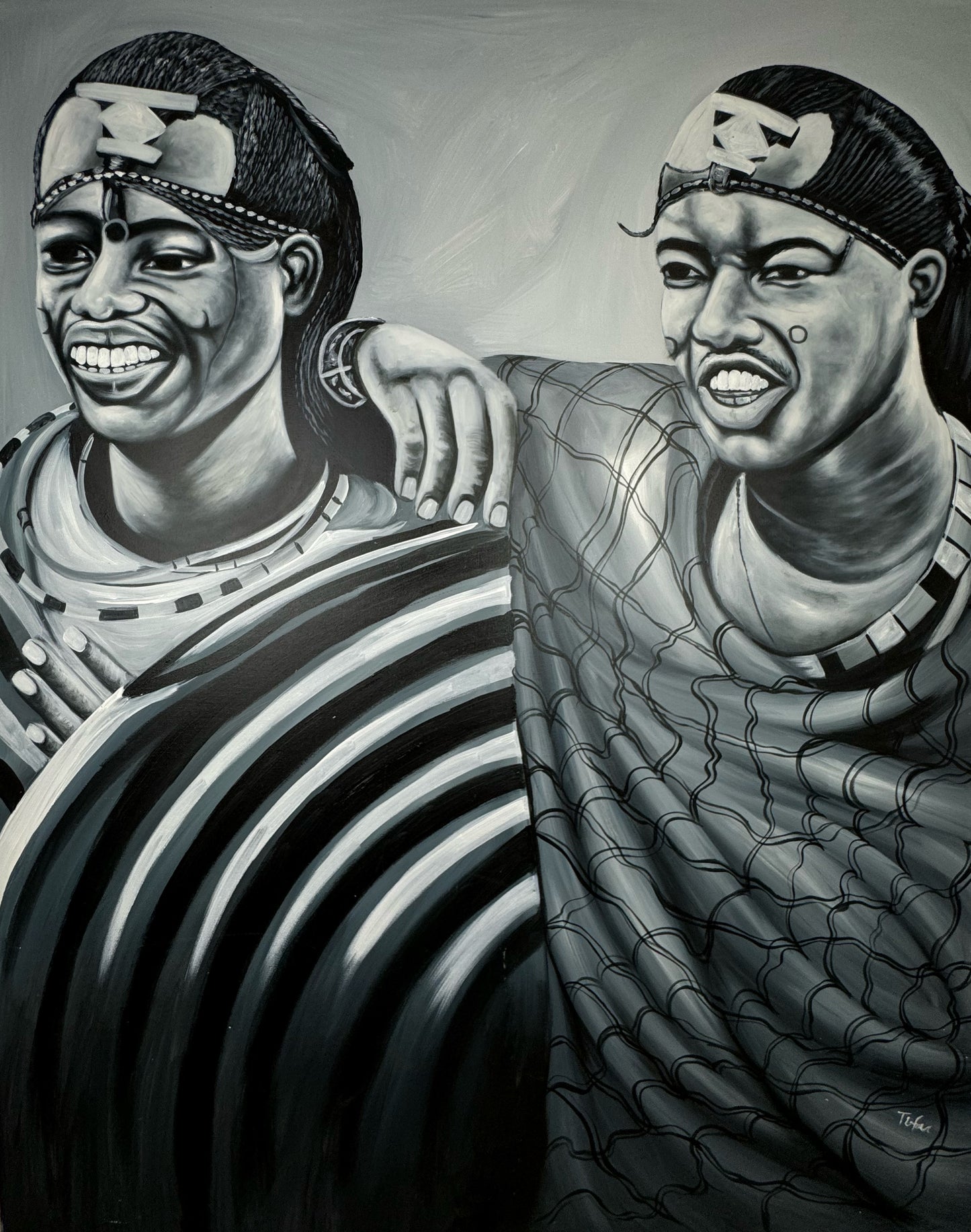 Masai young men also know as Morani