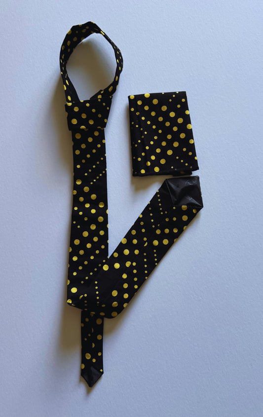 Kente Afro Ties (Beige)