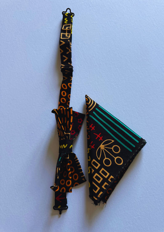 Afro Kente Bow Ties (Multicolor)