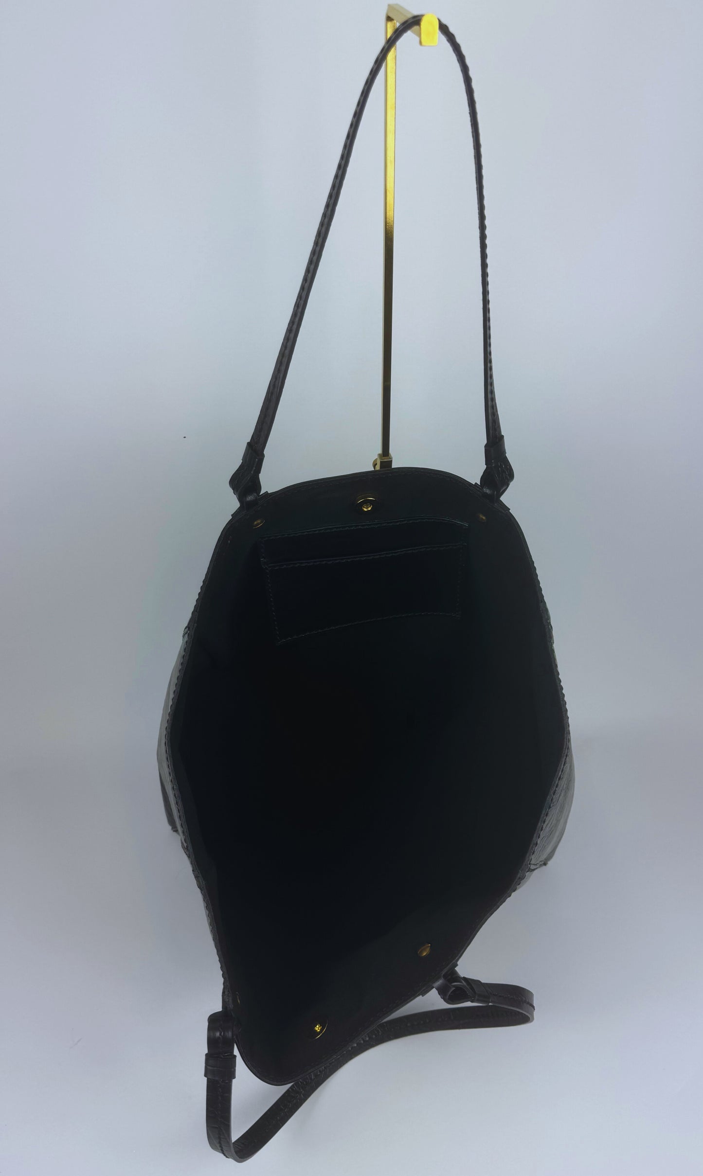 KISURA Leather Tote Bag