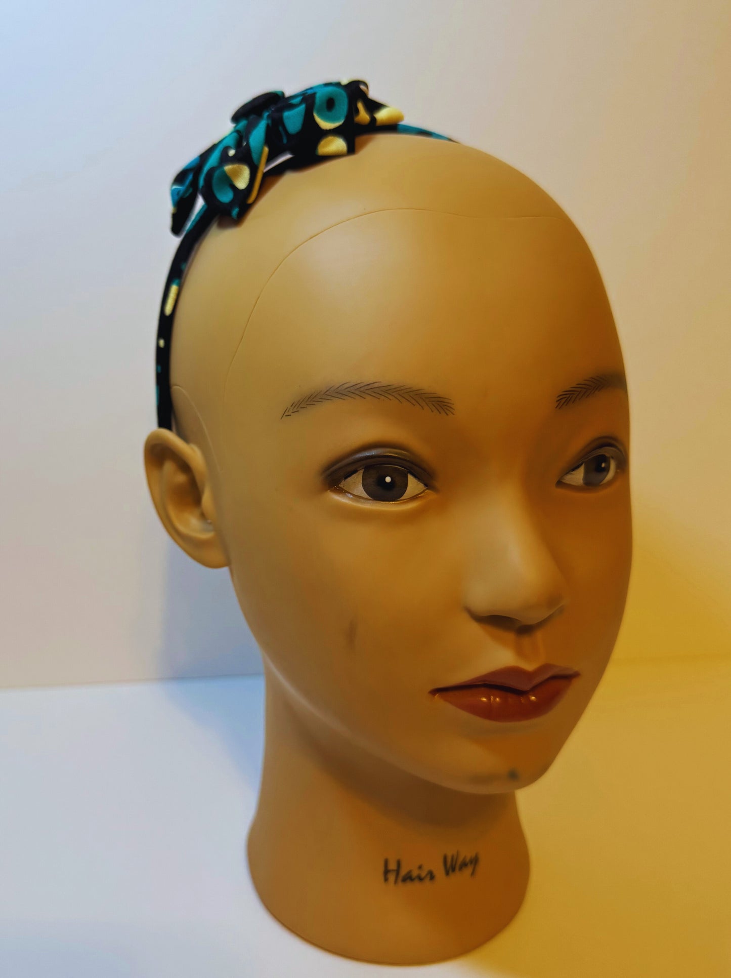 Afro Kids headband blue