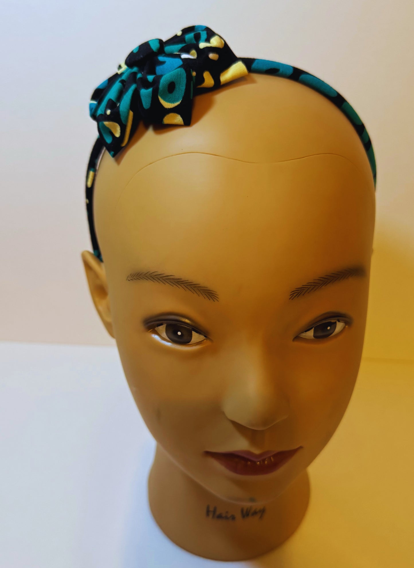 Afro Kids headband blue