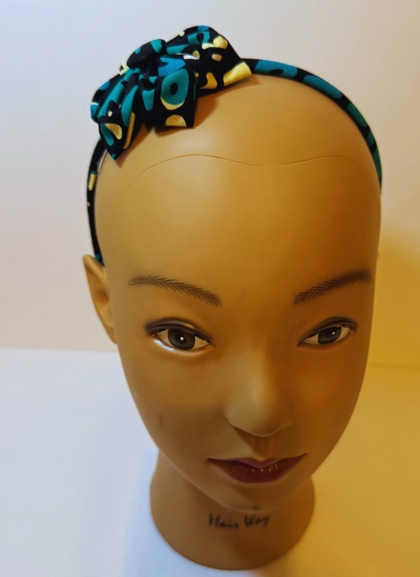 Afro Kids headband blue