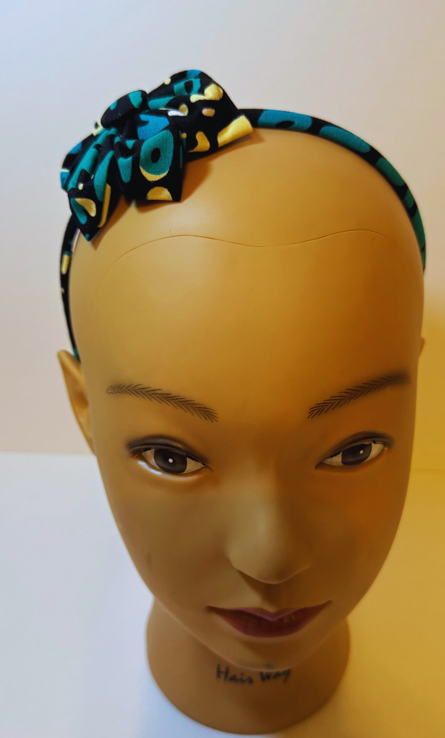 Afro Kids headband blue