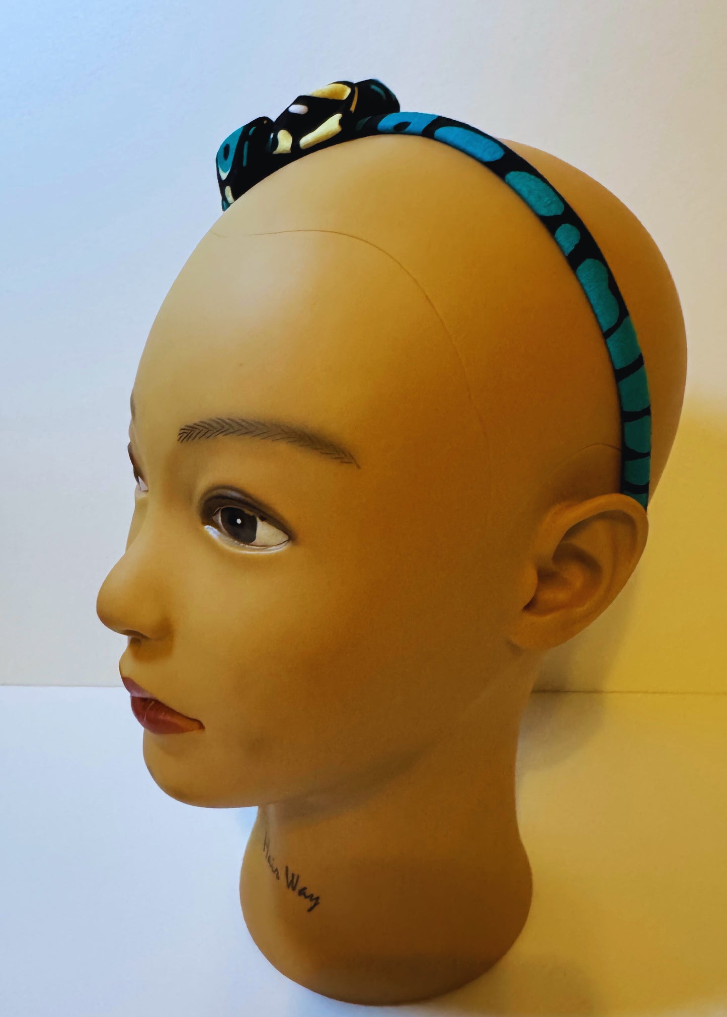 Afro Kids headband blue