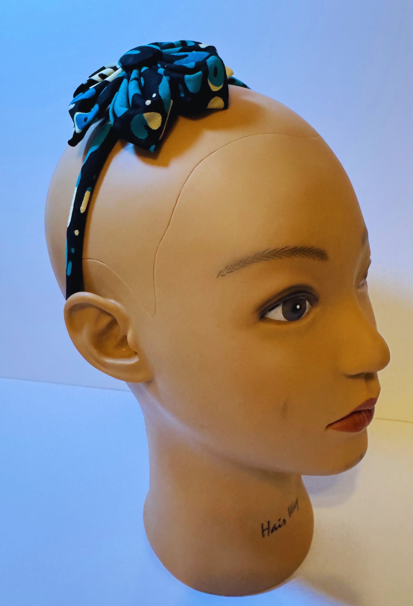 Afro Kids headband blue