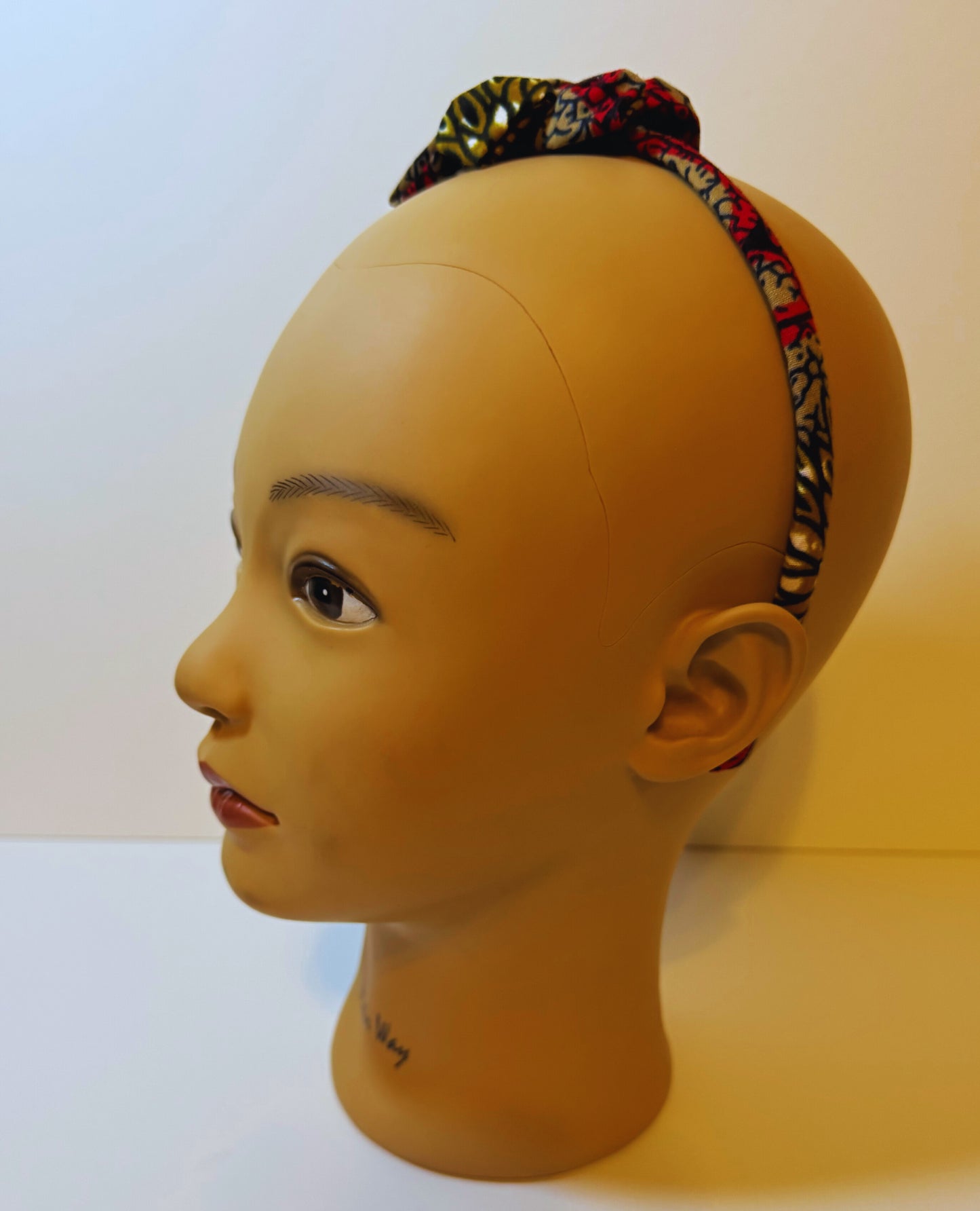 Afro Kids headband burgundy