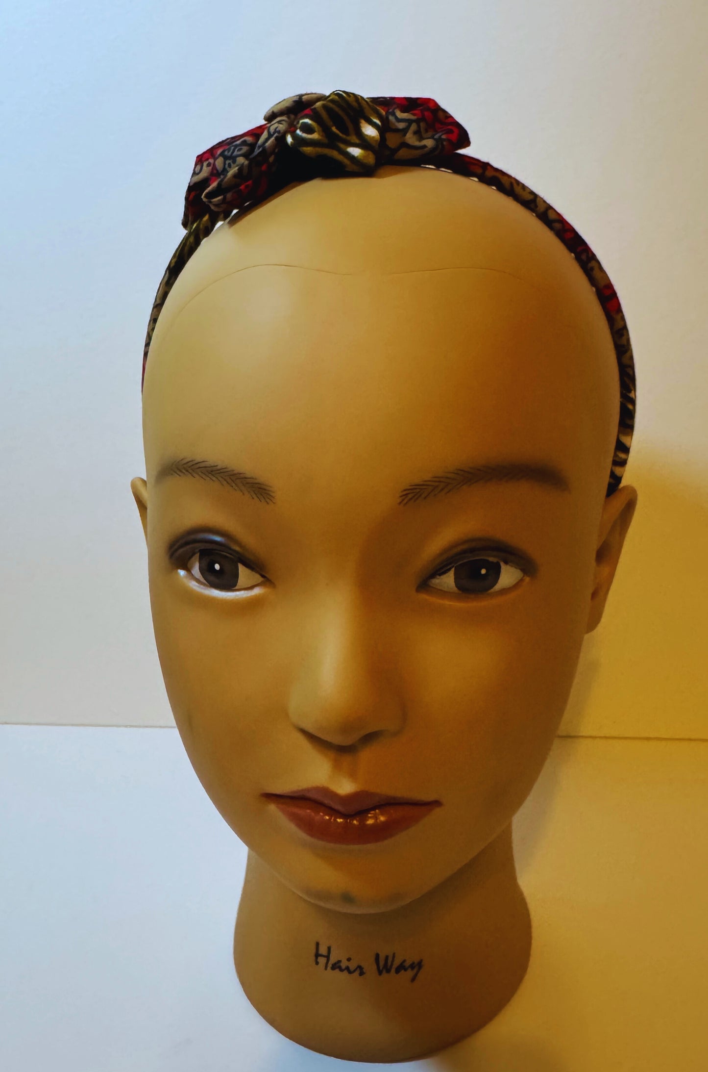 Afro Kids headband burgundy