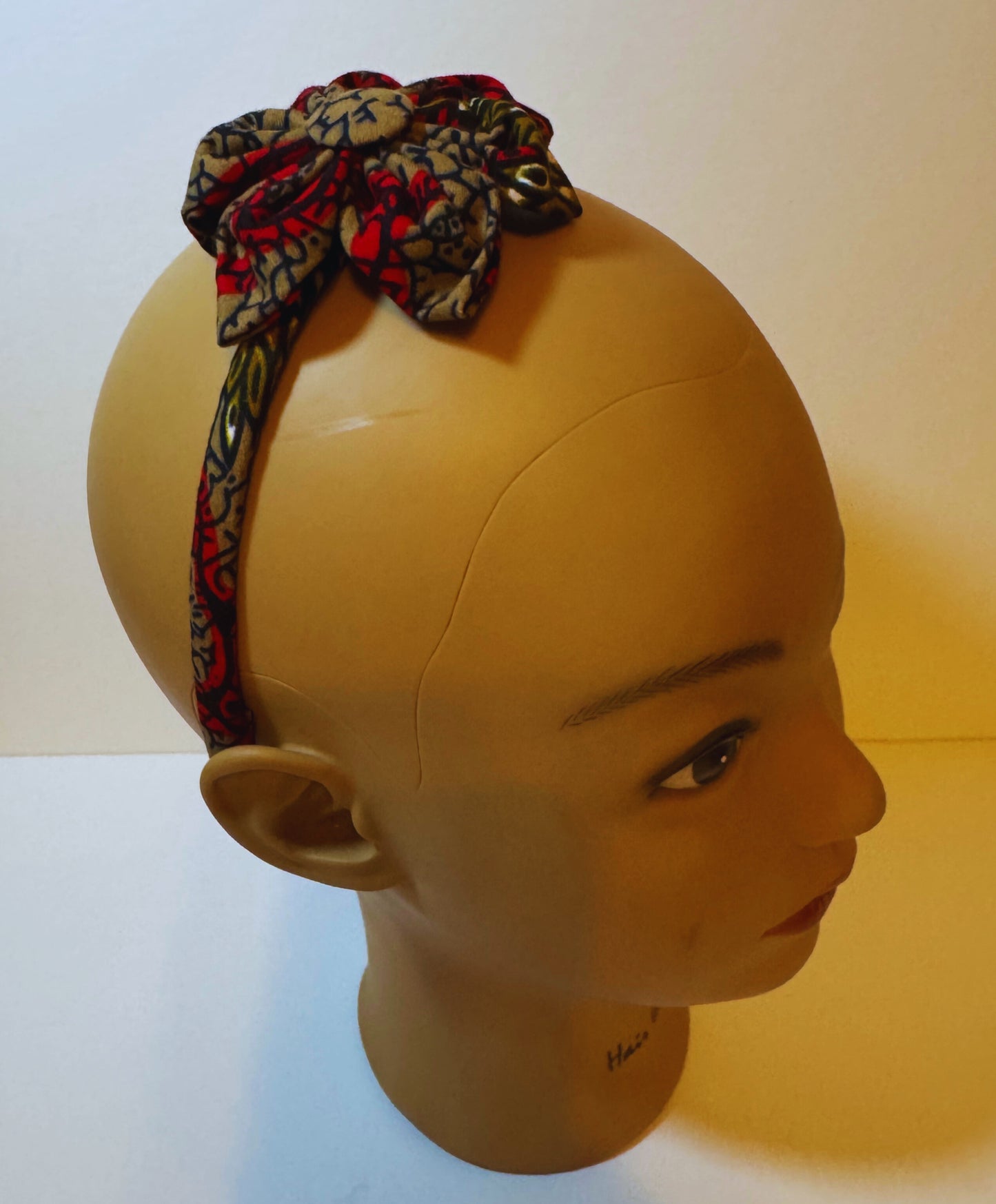 Afro Kids headband burgundy