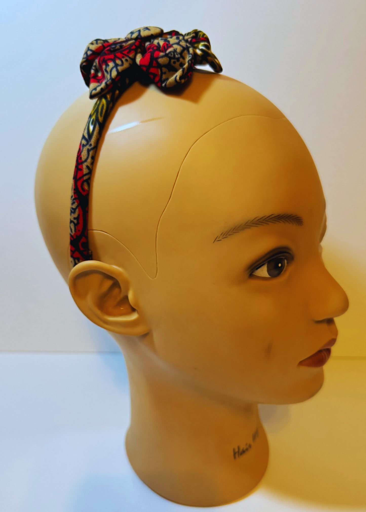 Afro Kids headband burgundy