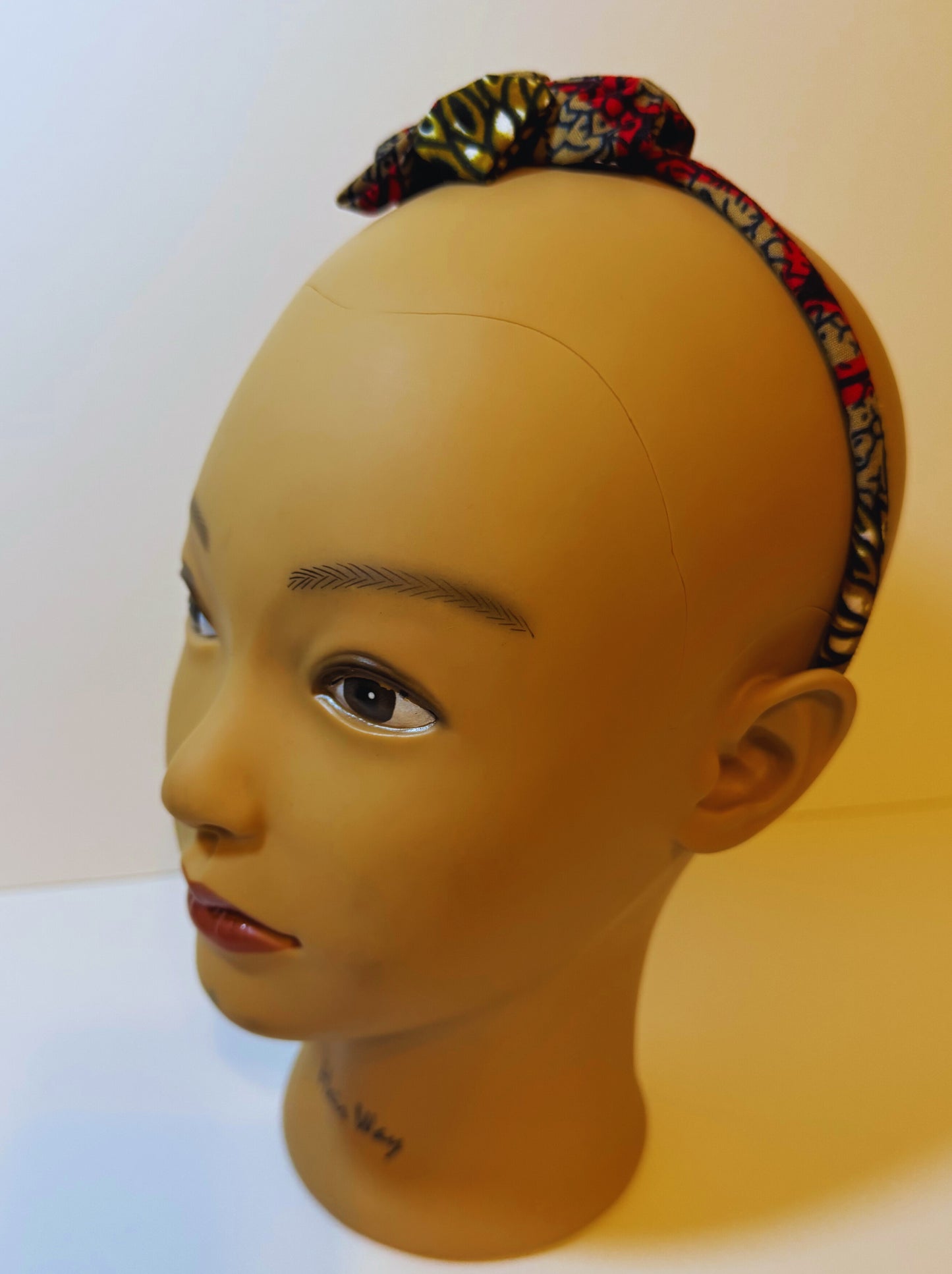 Afro Kids headband burgundy
