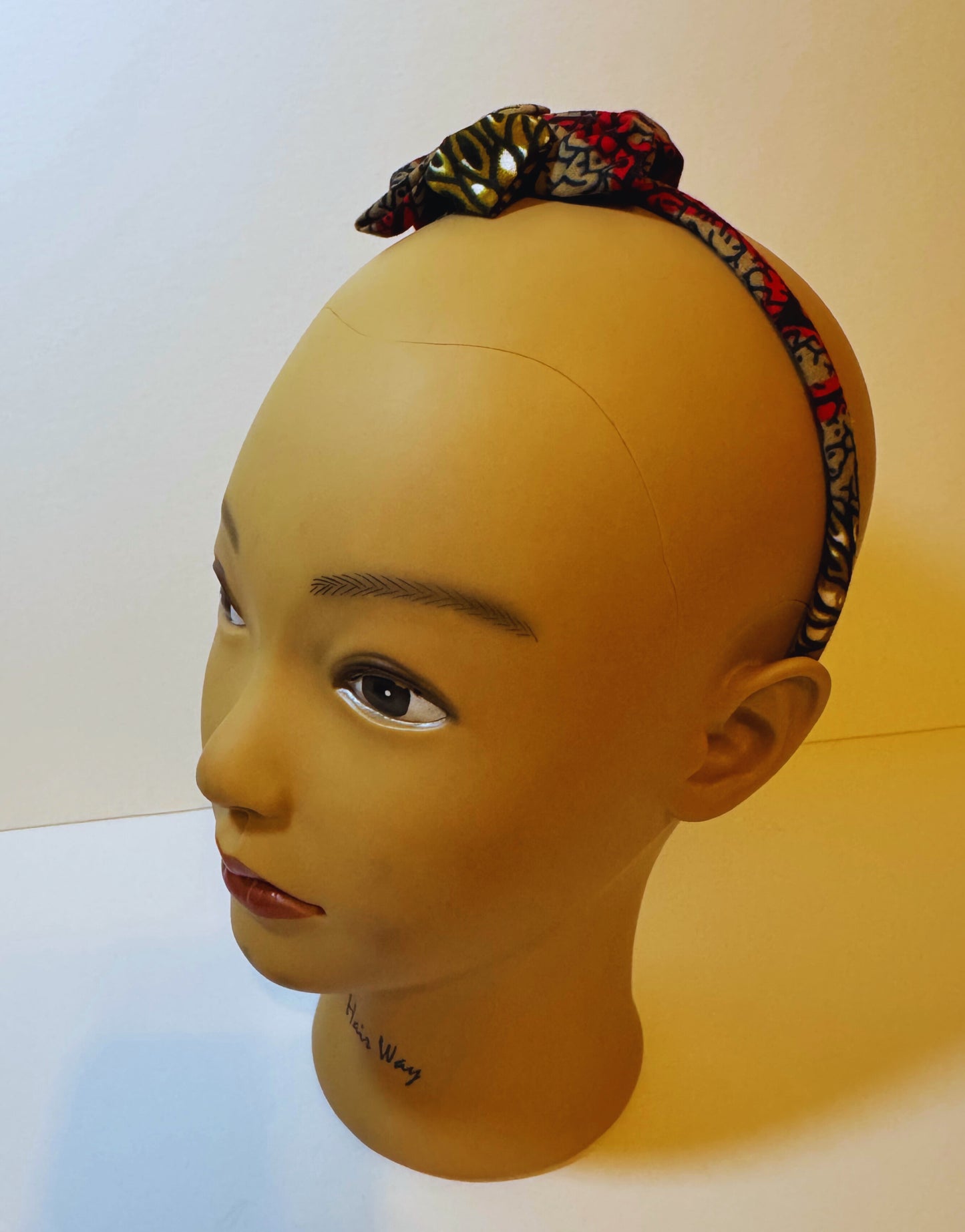 Afro Kids headband burgundy
