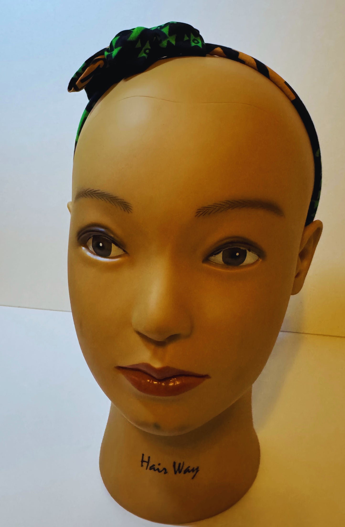 Afro Kids headband green