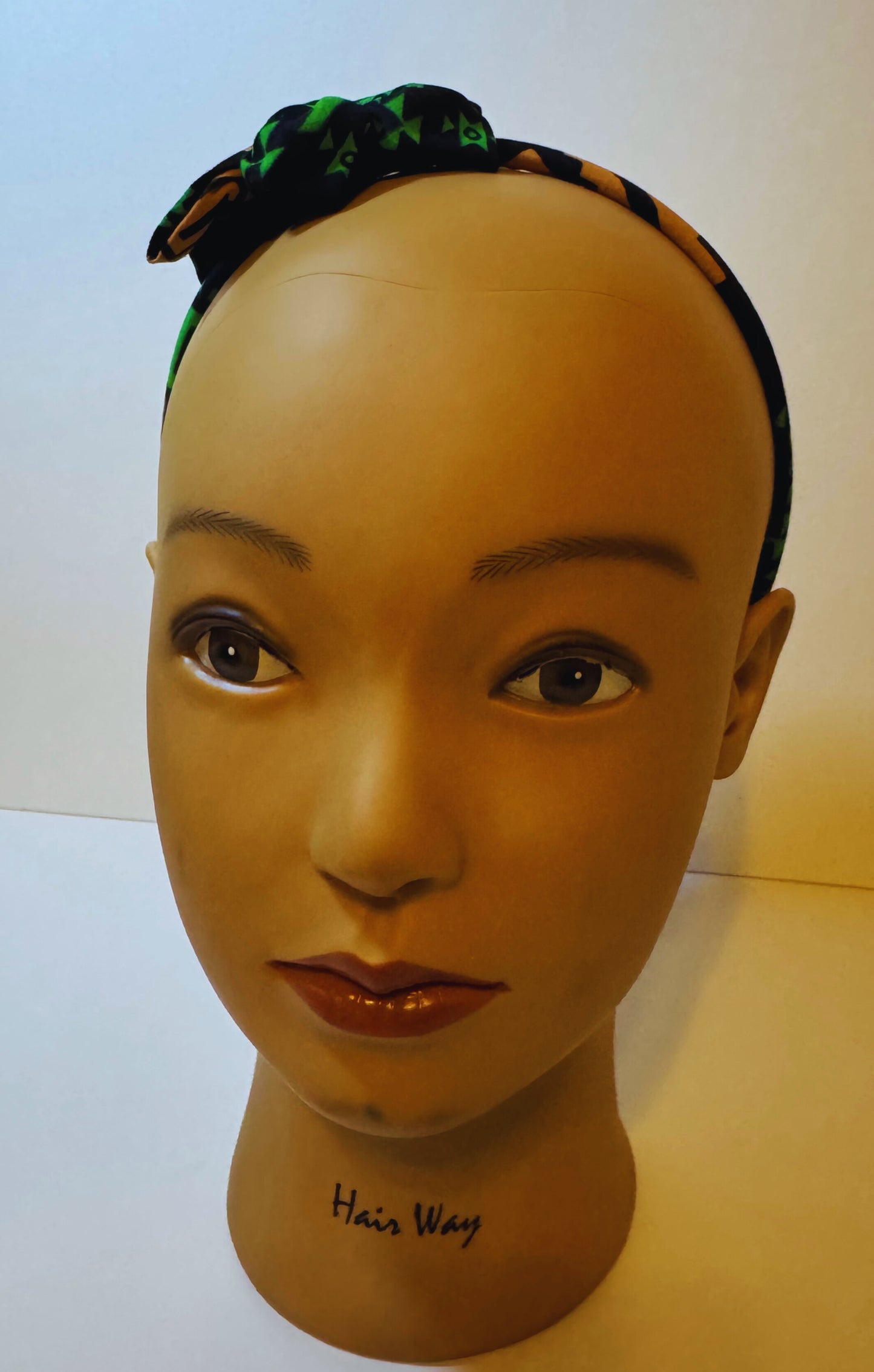 Afro Kids headband green