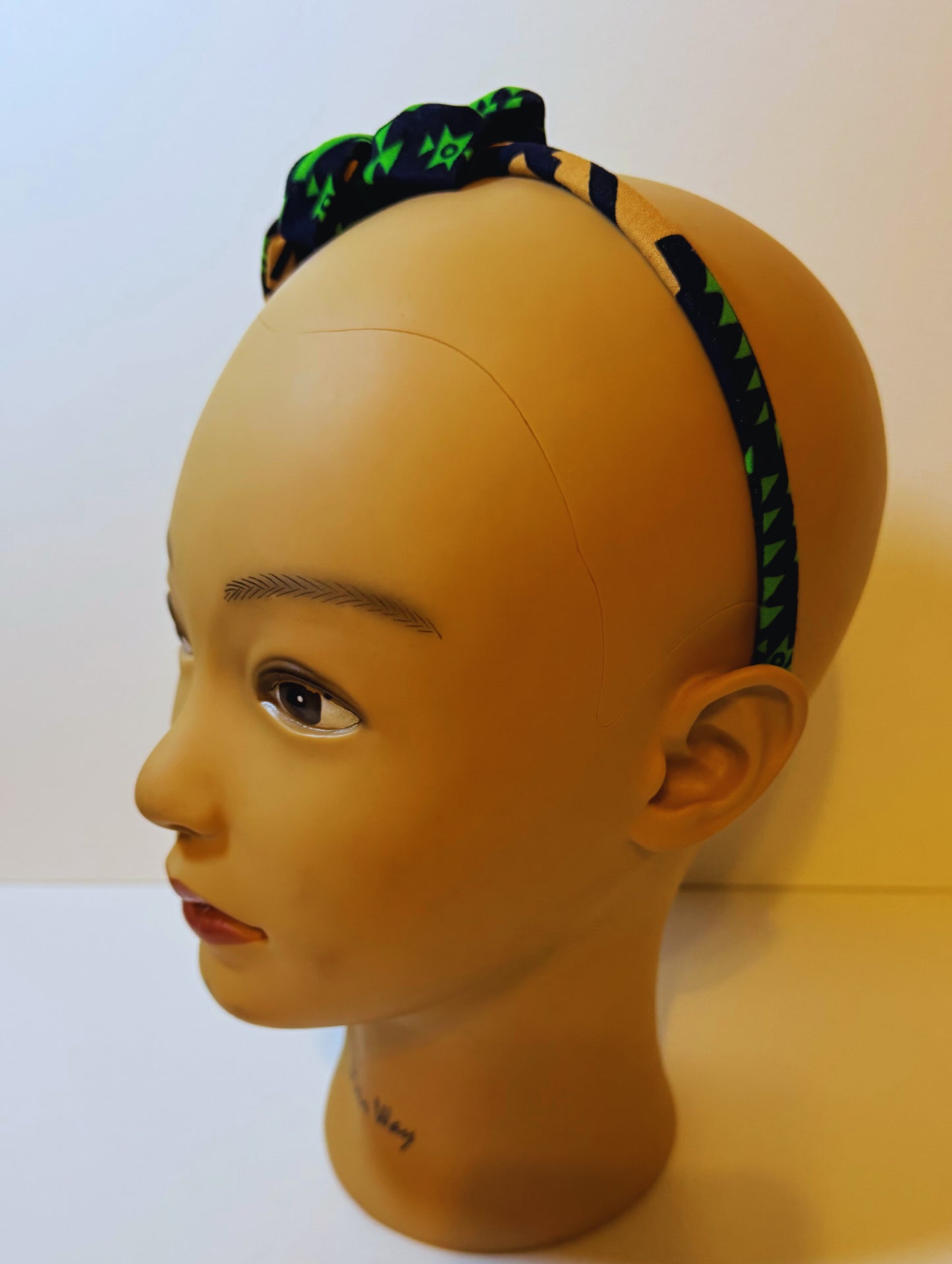 Afro Kids headband green