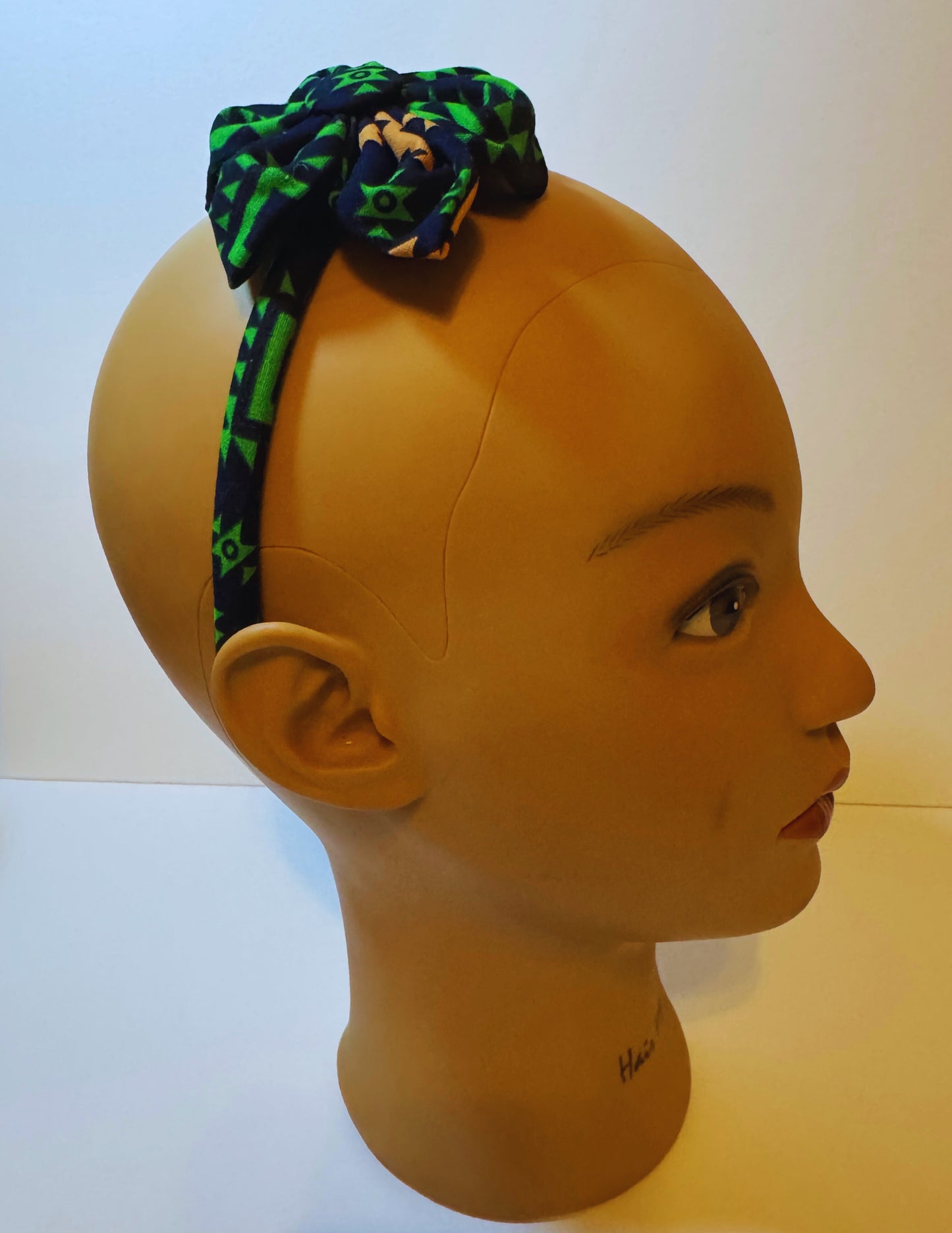 Afro Kids headband green