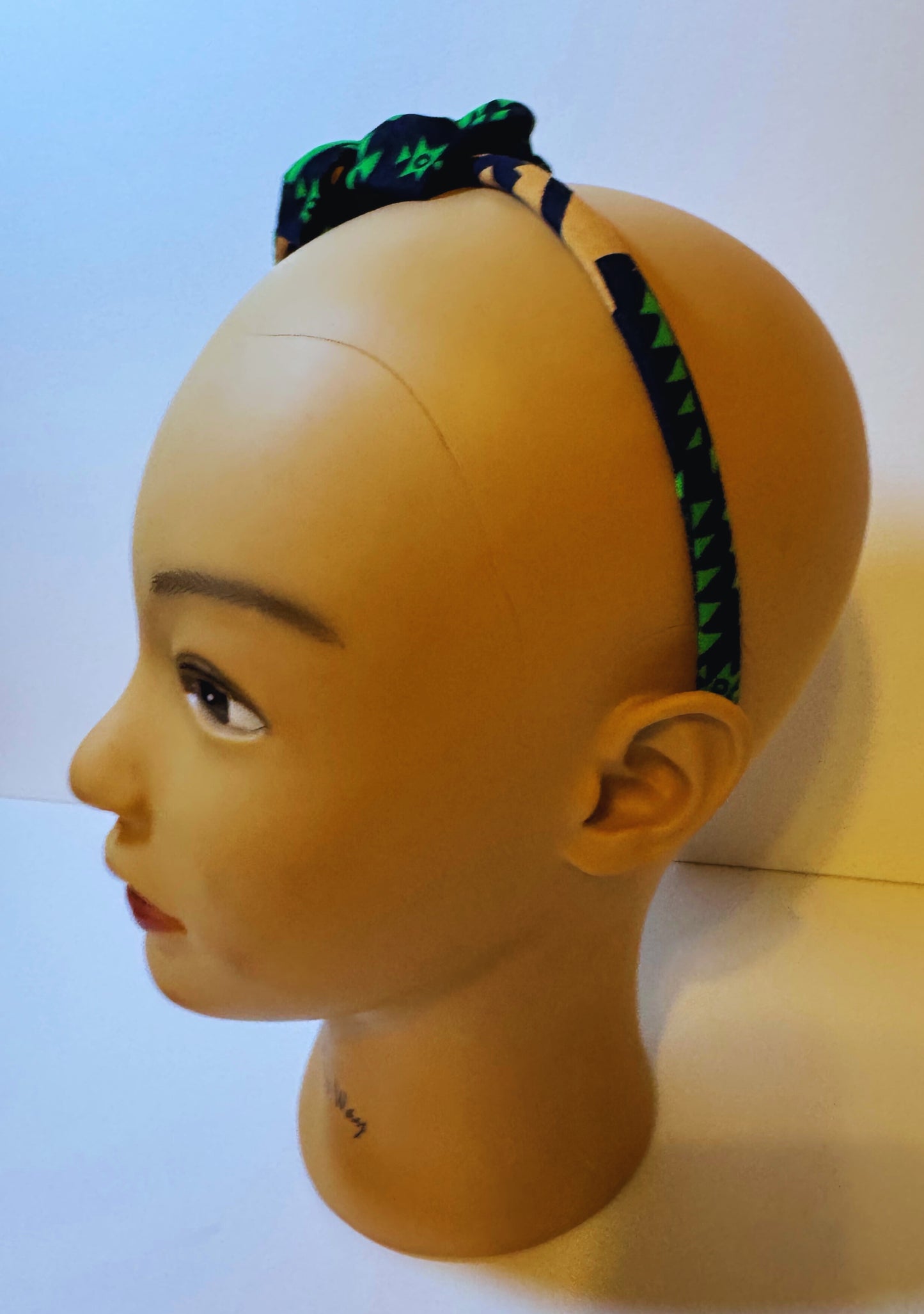 Afro Kids headband green