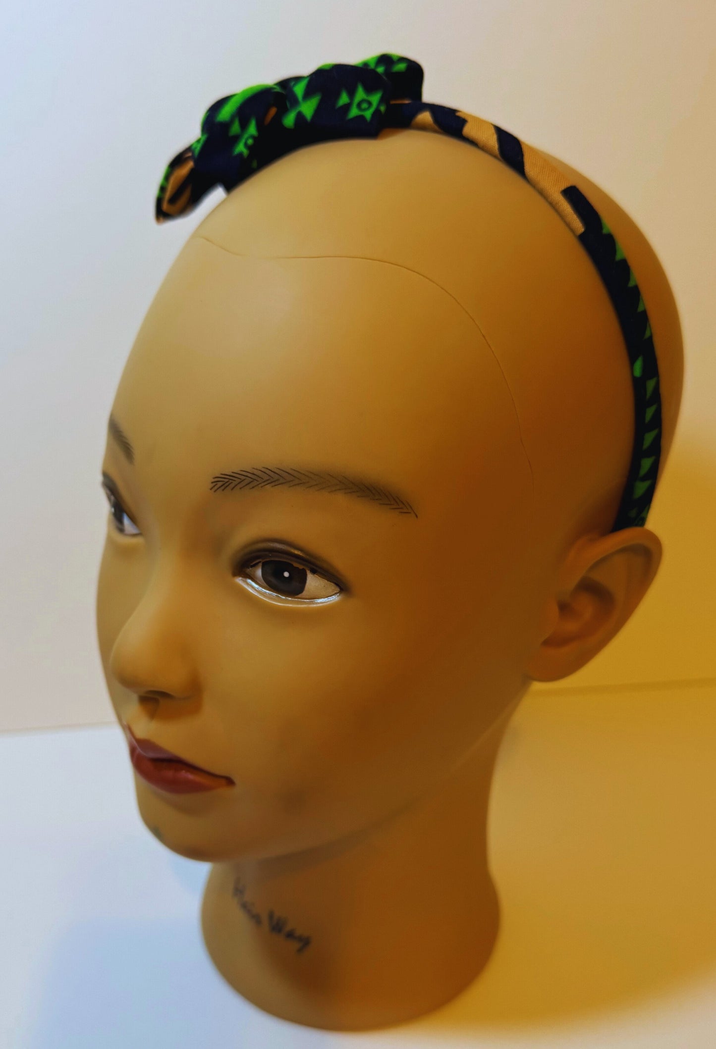 Afro Kids headband green