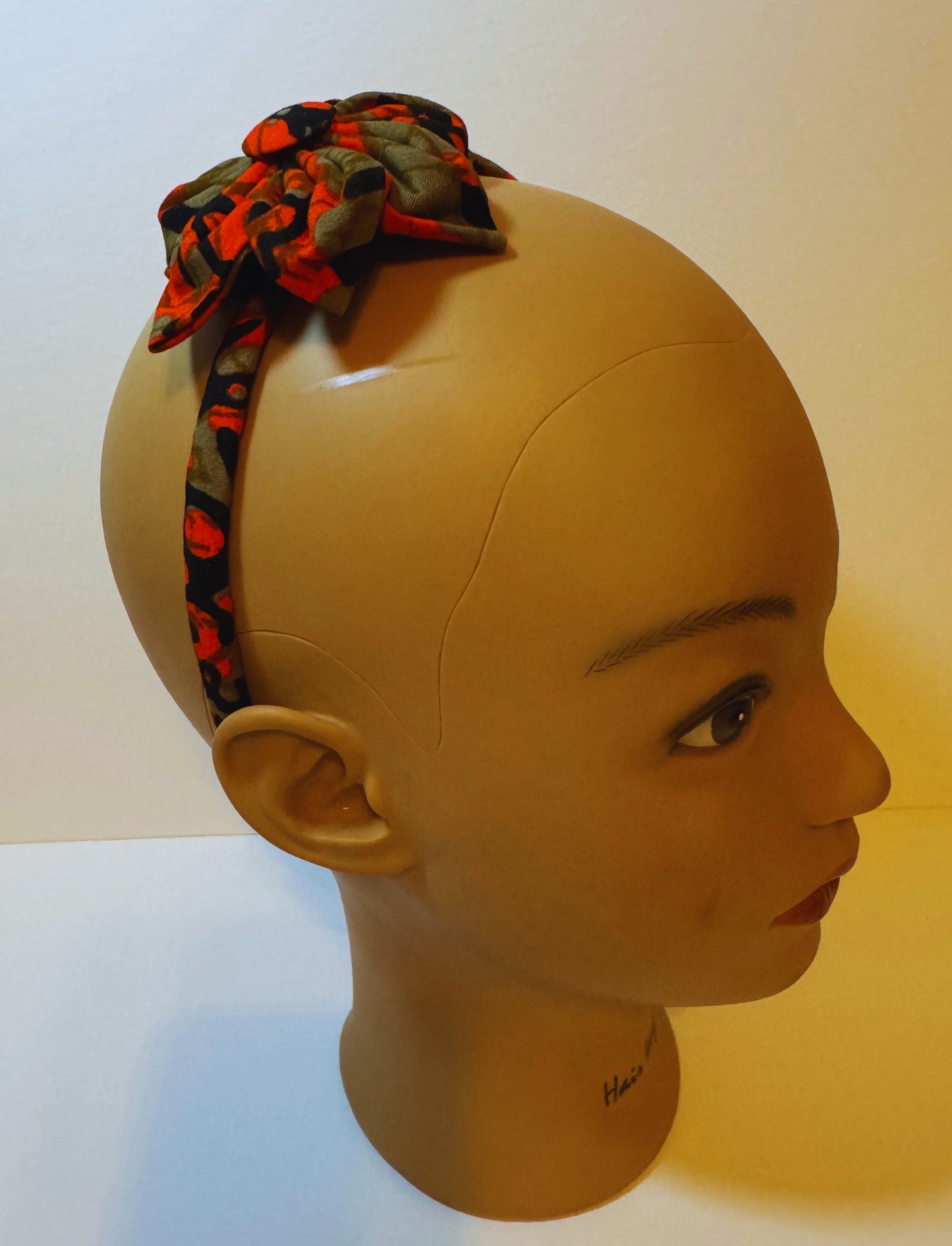 Afro Kids headband orange